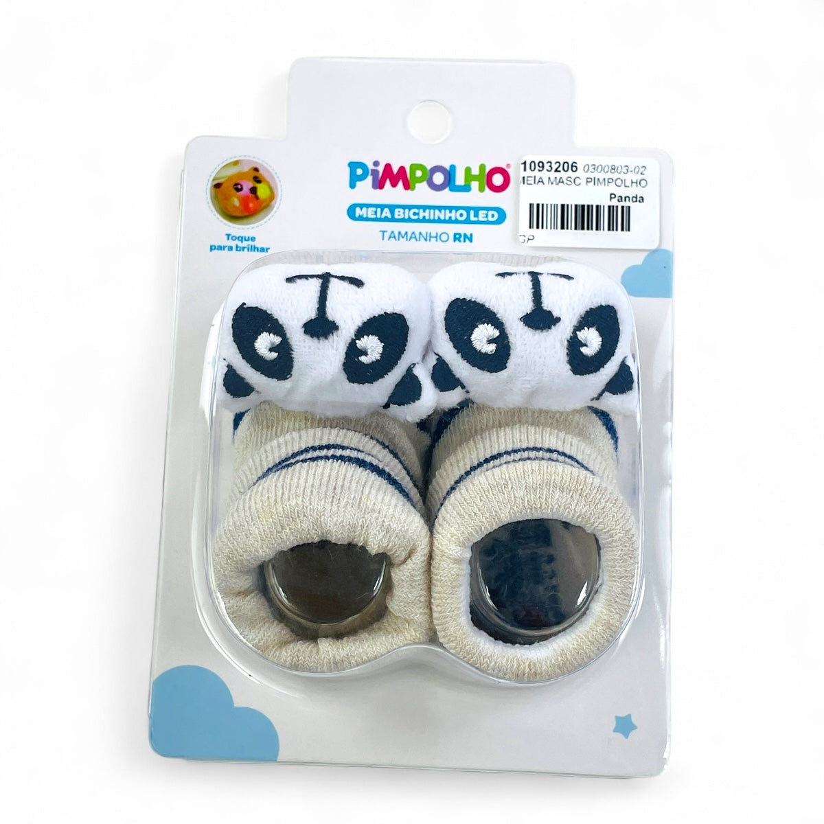 Meia Masculina Pimpolho Bichinho Led Rn