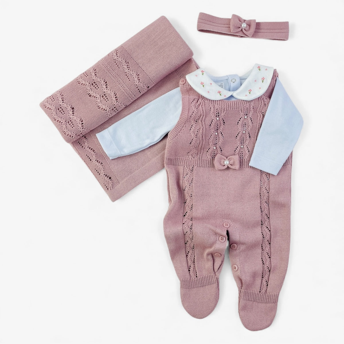 Saída de Maternidade Tamine Baby Isa 4 Peças