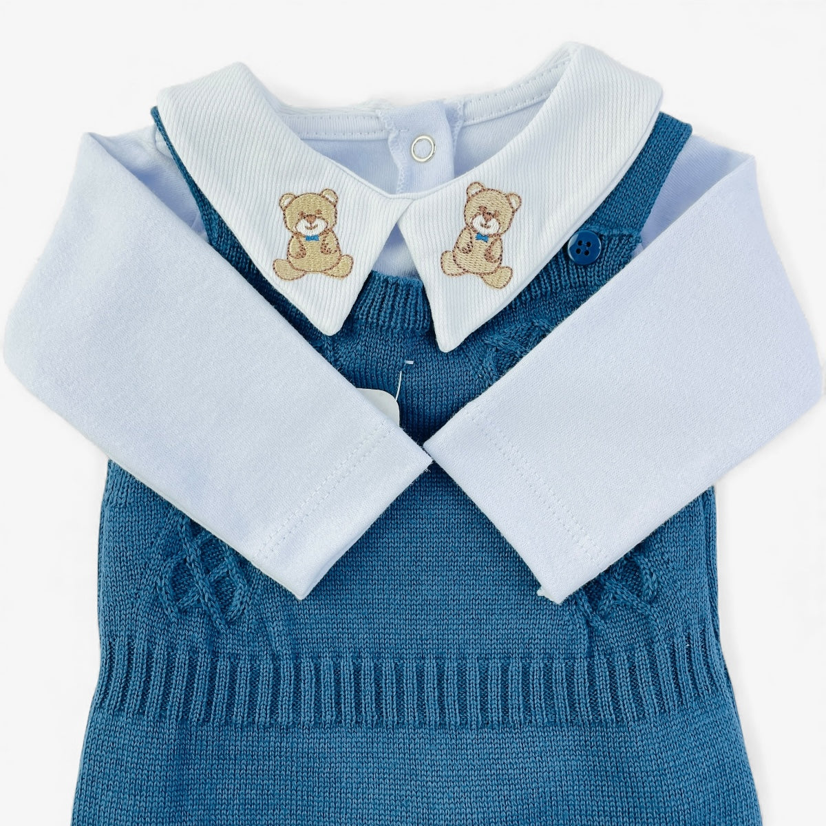 Jardineira Tamine Baby Joao Paulo 2 Peças