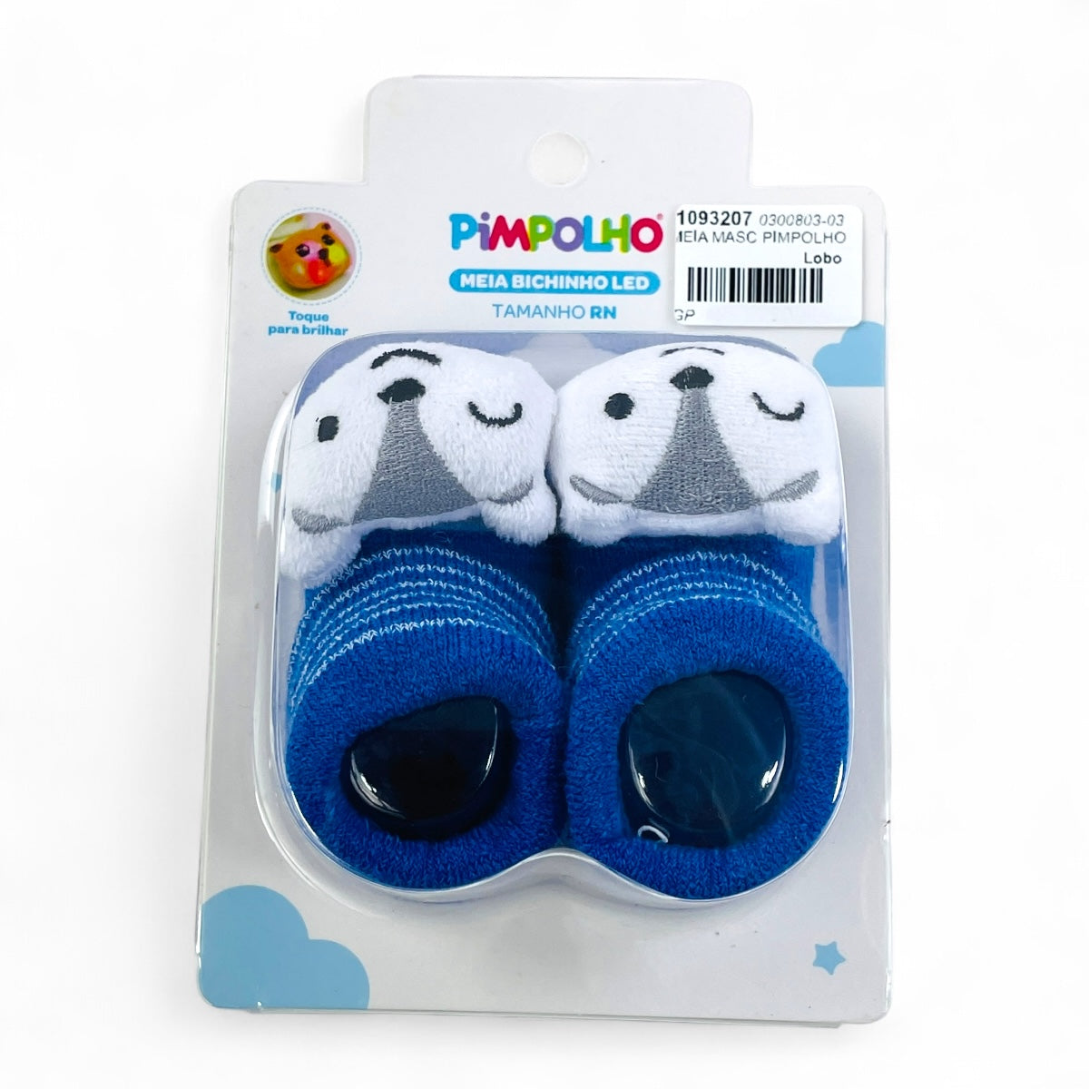 Meia Masculina Pimpolho Bichinho Led Rn