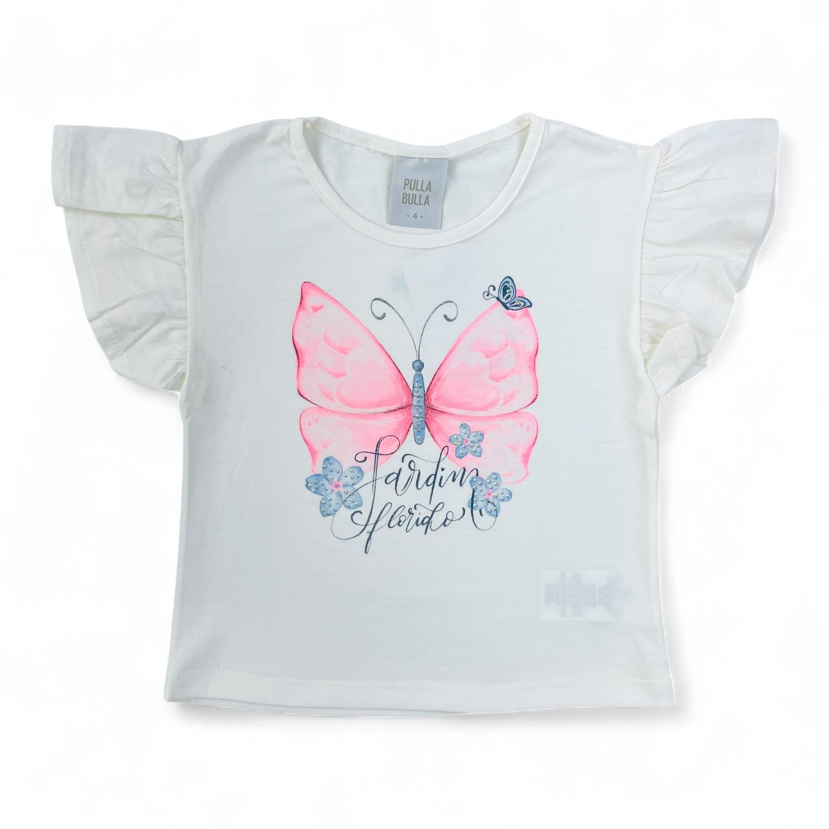 Conjunto Pulla Bulla Infantil Menina Jardim Florido