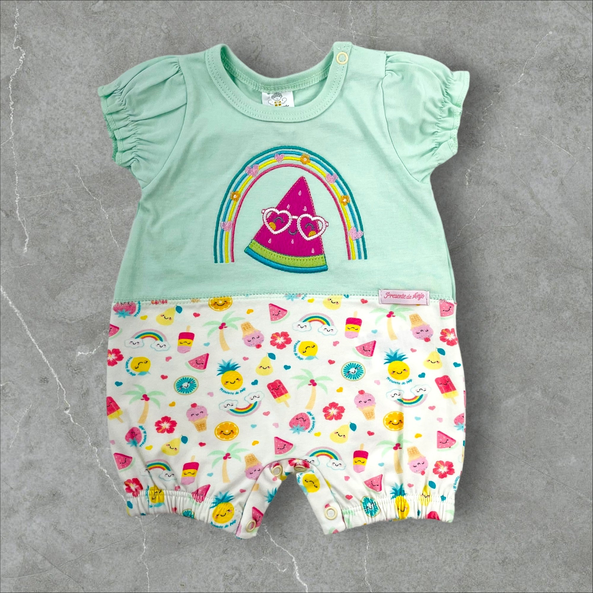 Macacão Presente De Anjo Fruta