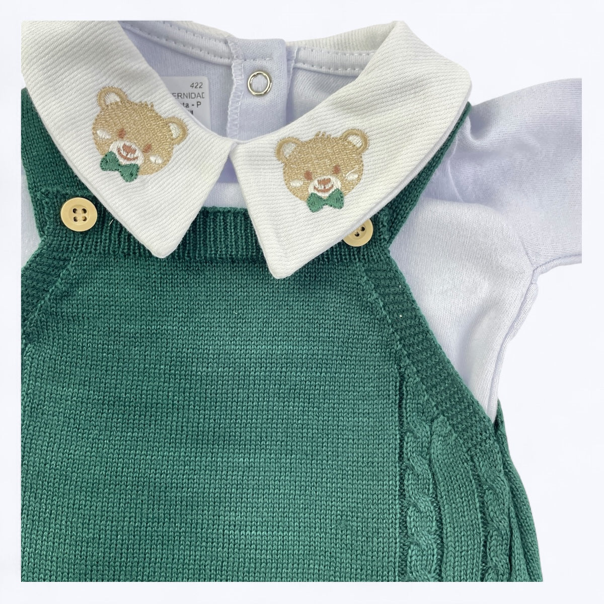 Saída Maternidade Tamine Baby João Paulo 4 Peças