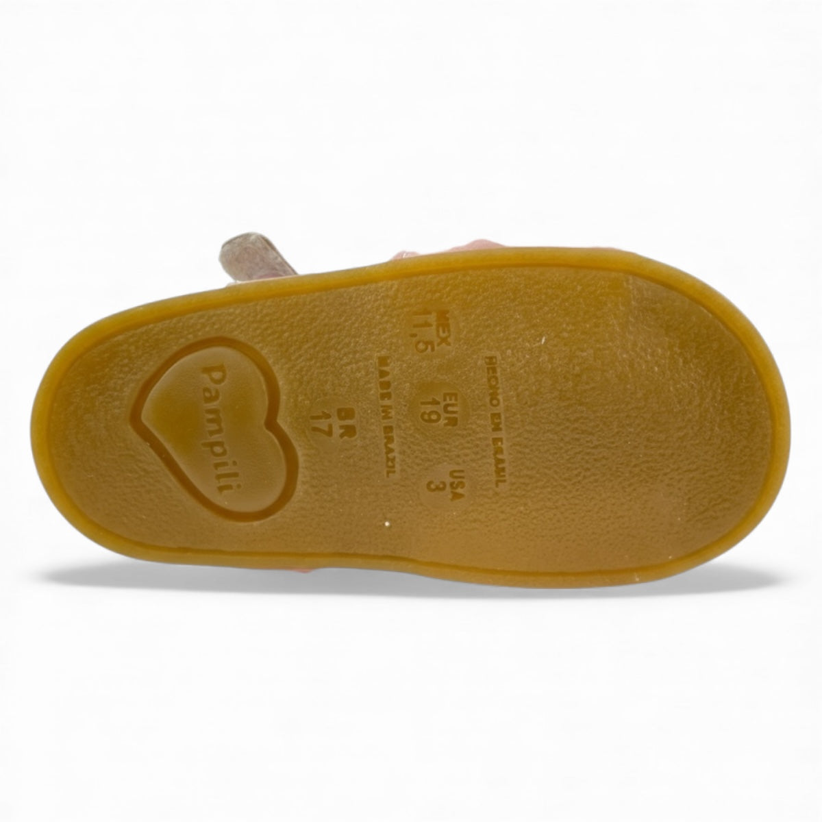 Sandália de Bebê Pampili Nana com Laço e Strass