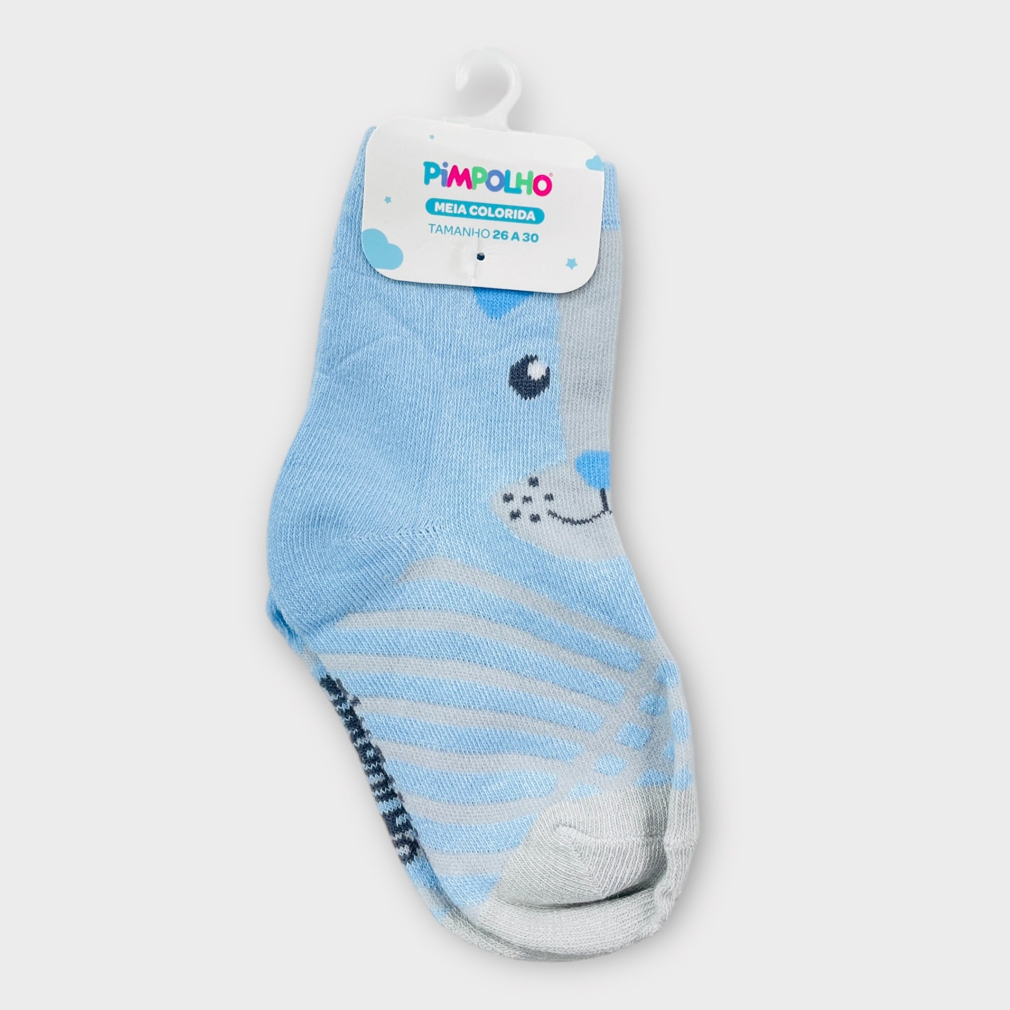 Meia Colorida Masculino Pimpolho Cano Alto