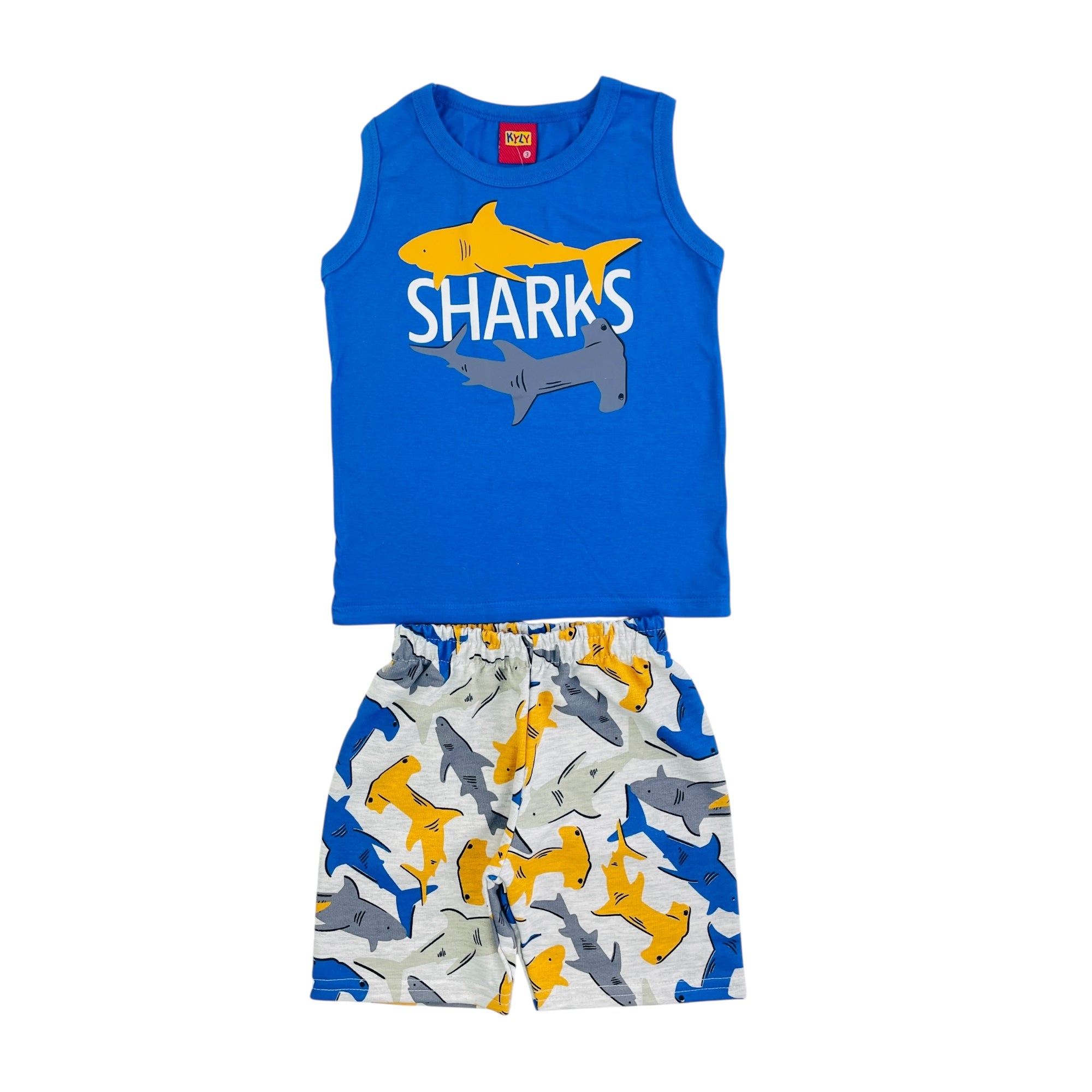 Conjunto Kyly Masculino Infantil Sharks