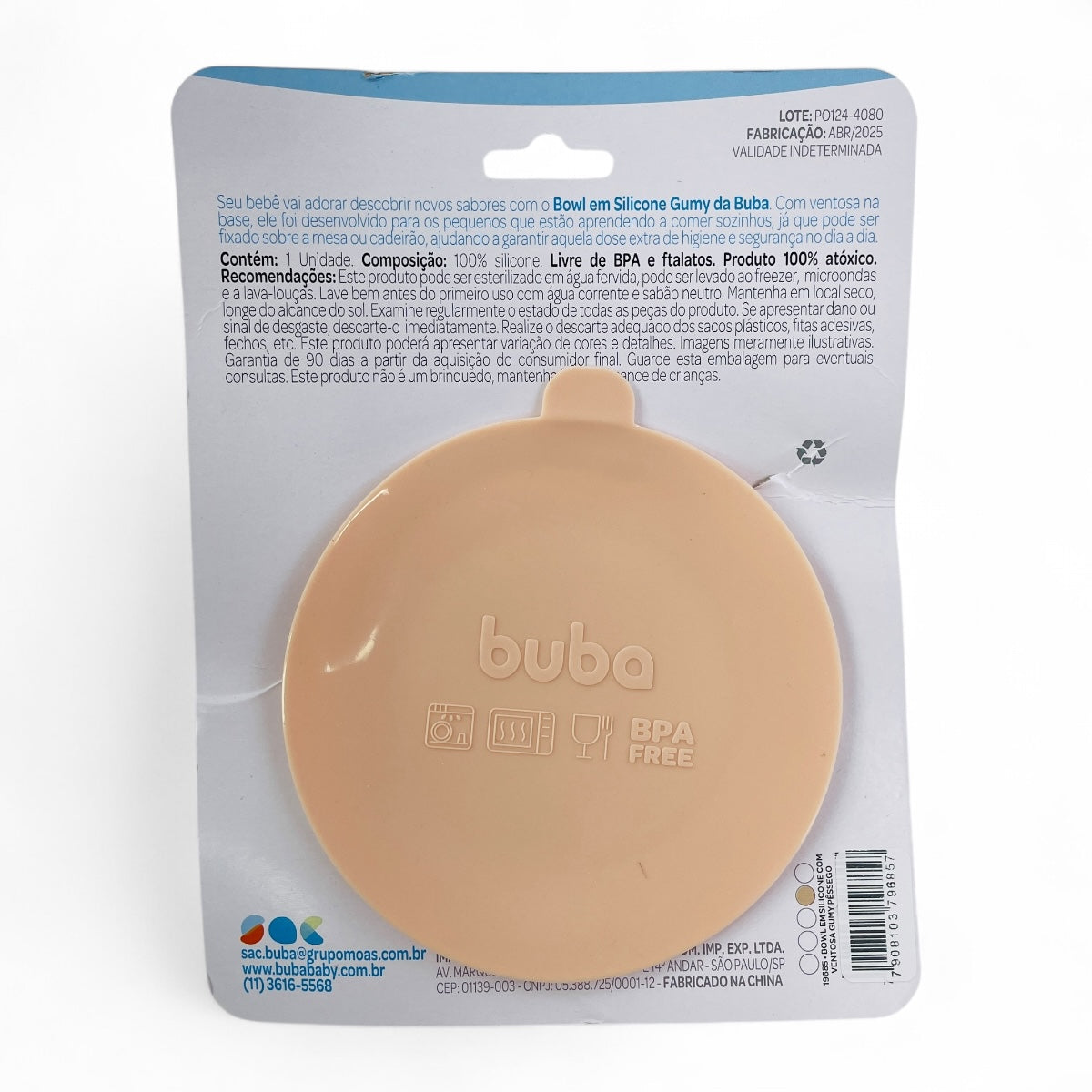 Bowl Gumy Buba Em Silicone Com Ventosa G