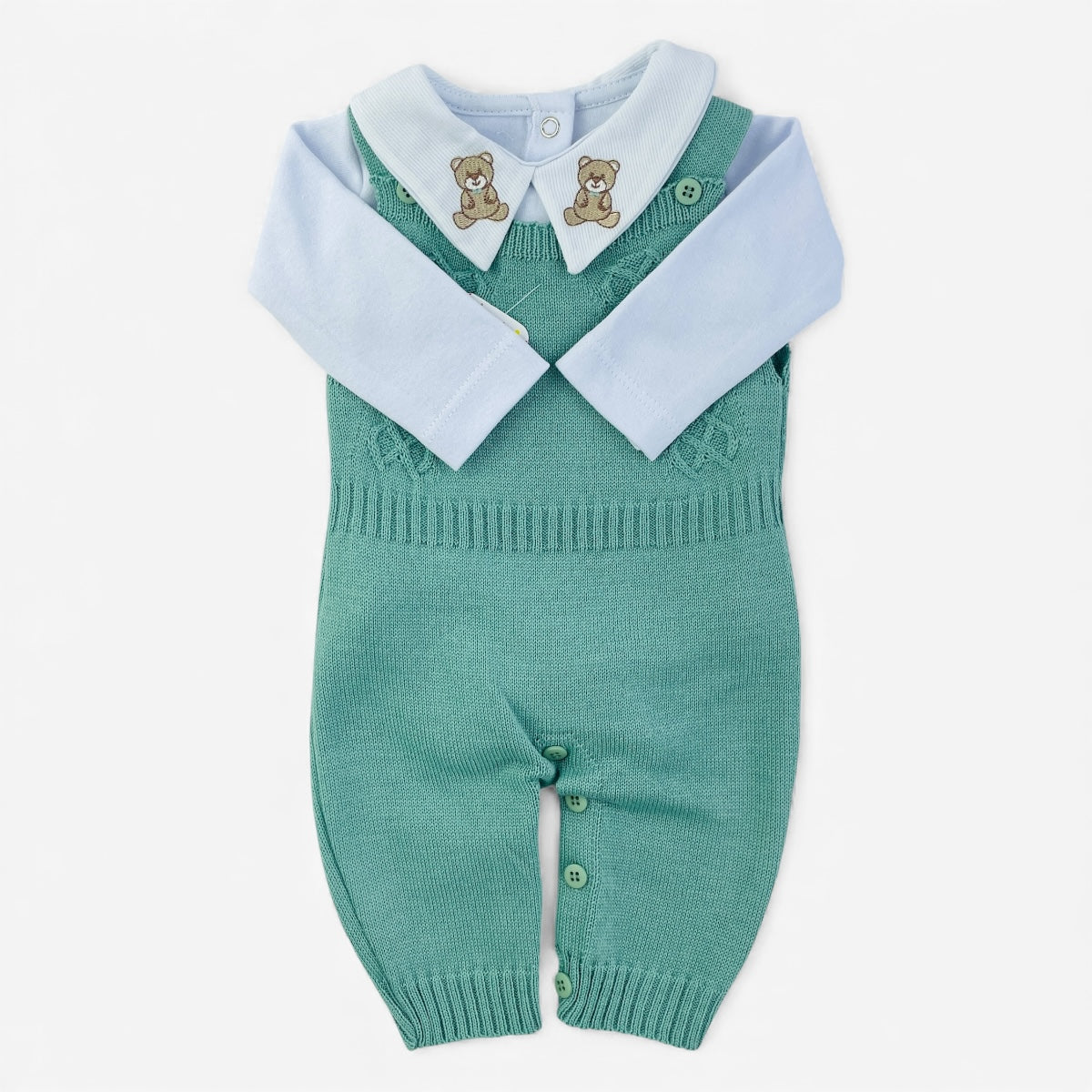 Jardineira Tamine Baby Joao Paulo 2 Peças