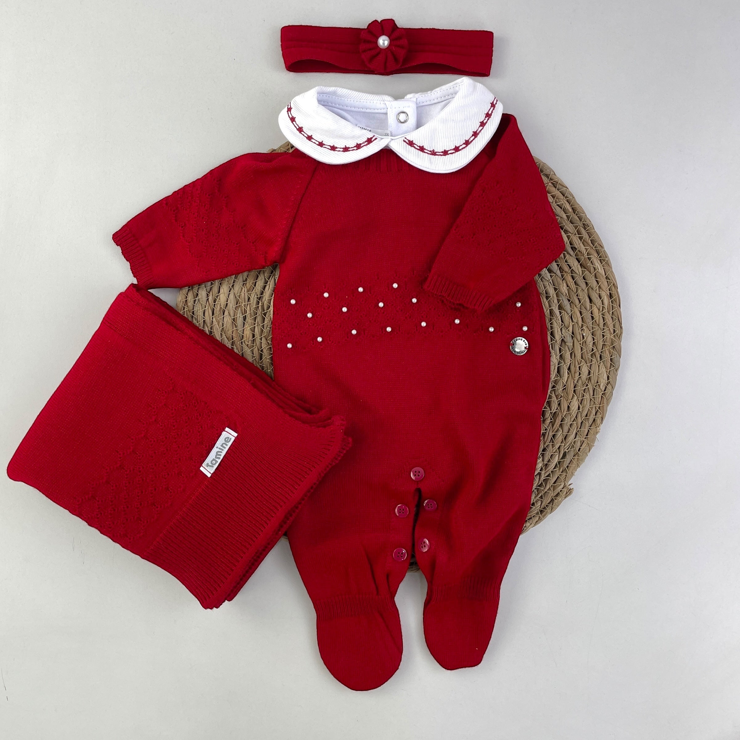 Saída de maternidade tamine baby esther 4 pcs