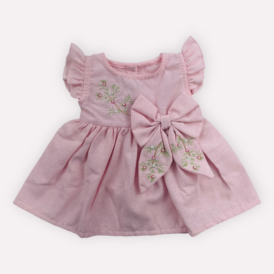 VESTIDO BROKINHA LACO BORDADO