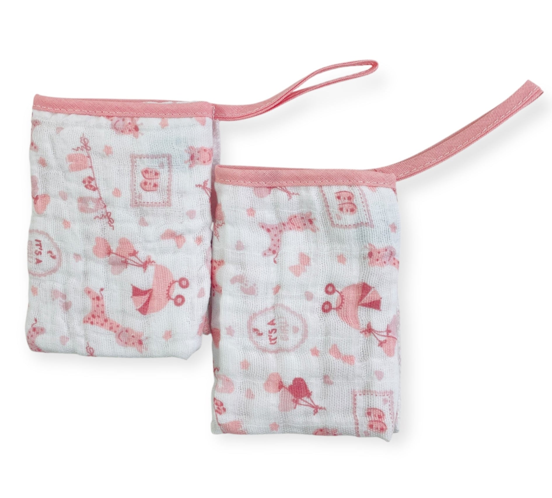 Pano De Boca Baby Nice Soft Estampado 2 Peças