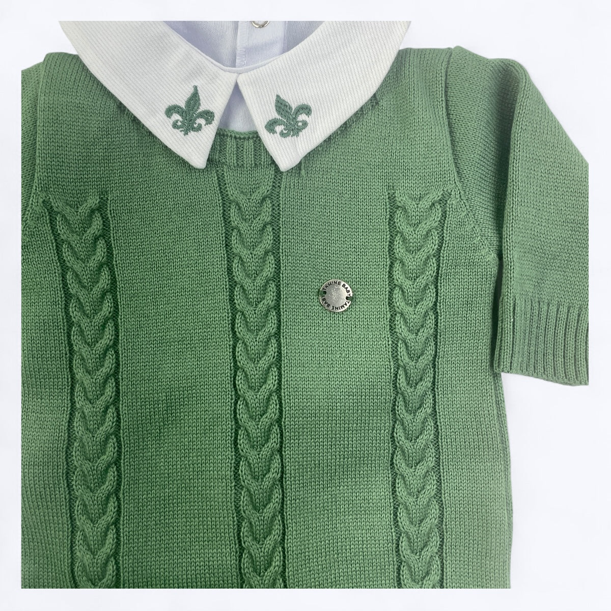 Saída Maternidade Tamine Baby Antônio 3 Peças