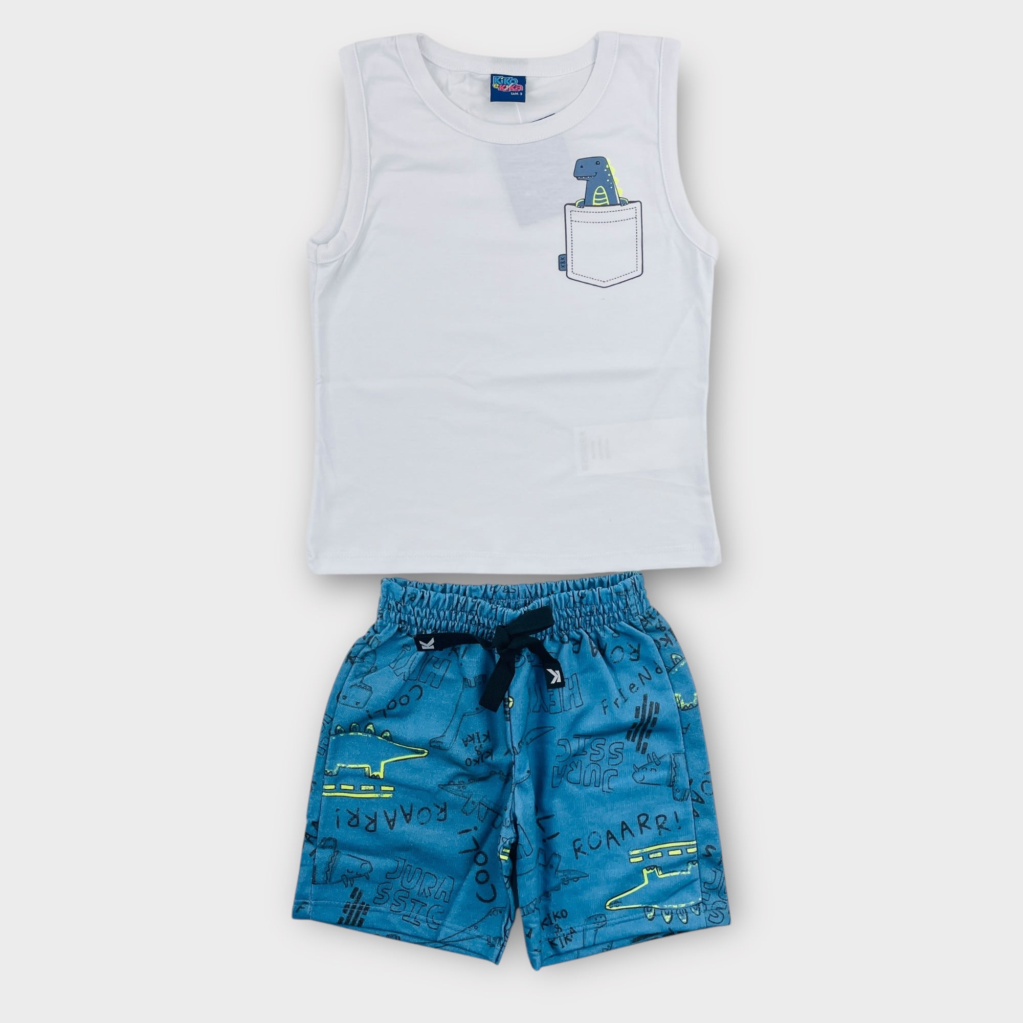 Conjunto Kiko E Kika Dino