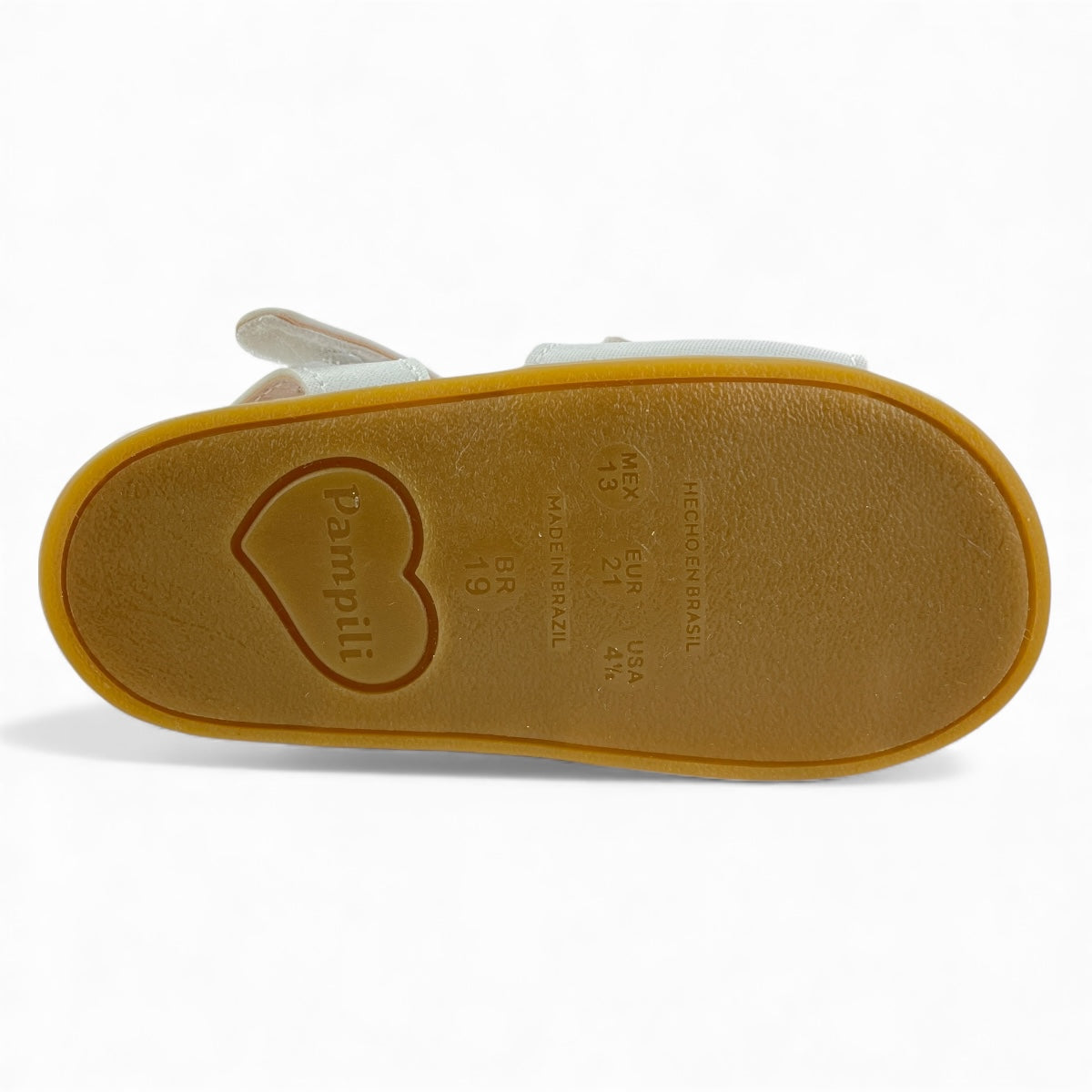 Sandália de Bebê Pampili Nana com Laço e Strass