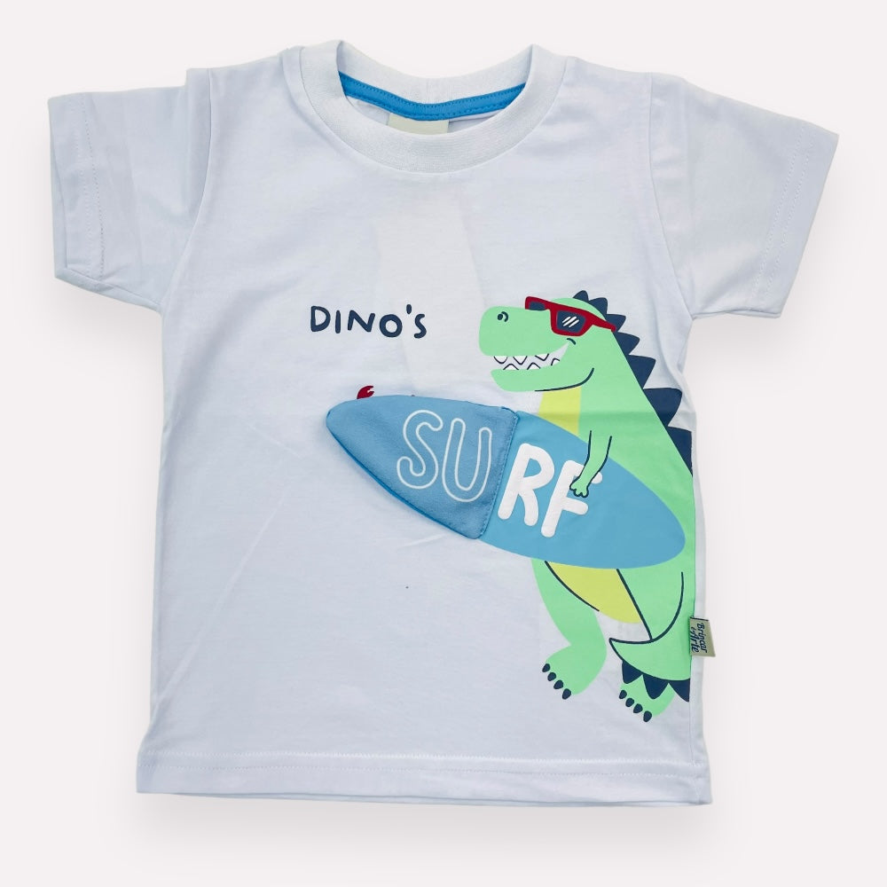 Camiseta Brincar E Arte Dinos