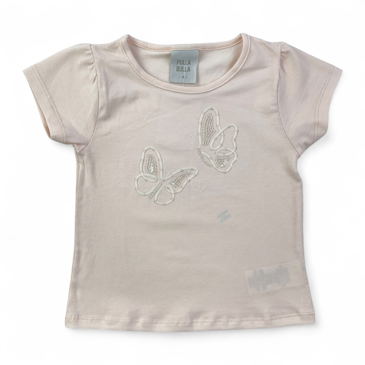 Conjunto Pulla Bulla Infantil com Saia Short e Blusa Borboleta