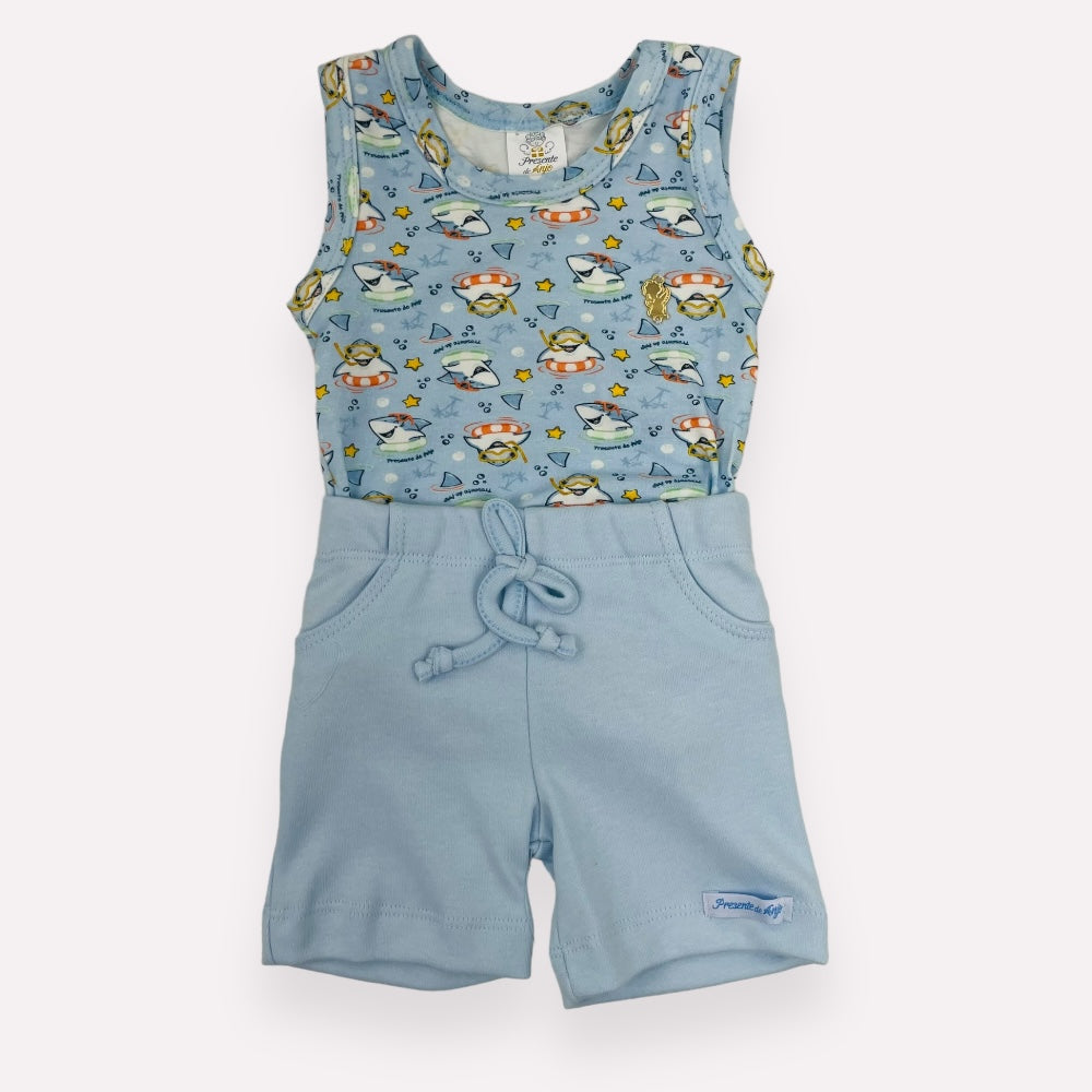 Conjunto Presente De Anjo Tubarão