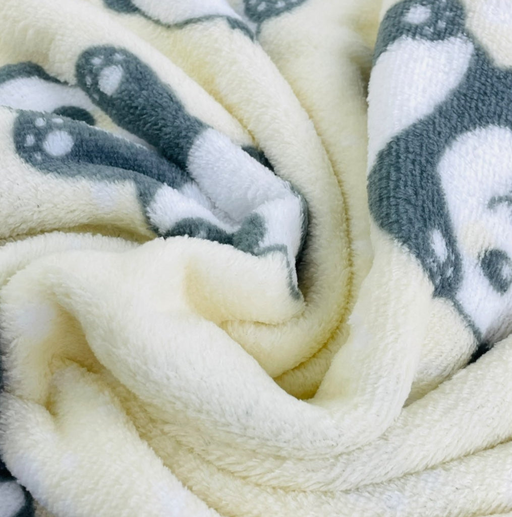 Manta Confort Pandinha 90 X110 Cm - Amarelo