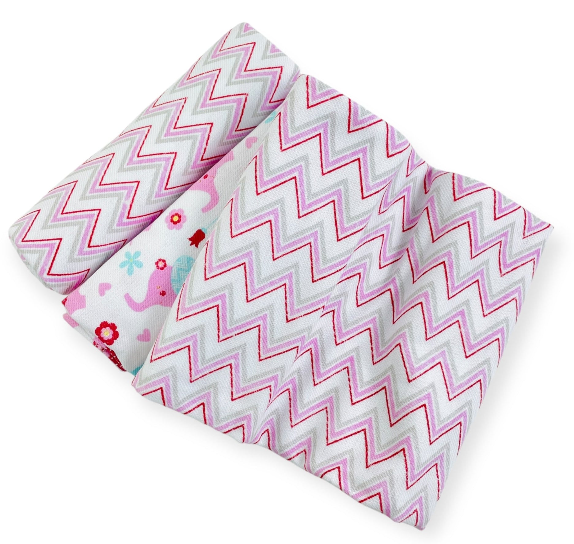 Kit Manta Cueiro Dengo Estampado 3 Peças