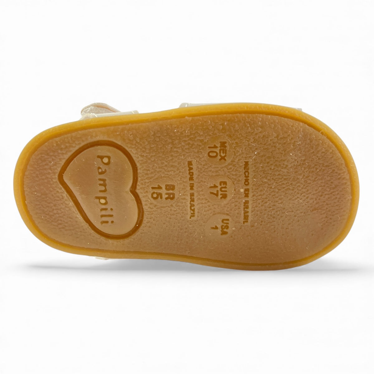 Sandália de Bebê Pampili Nana com Laço e Strass