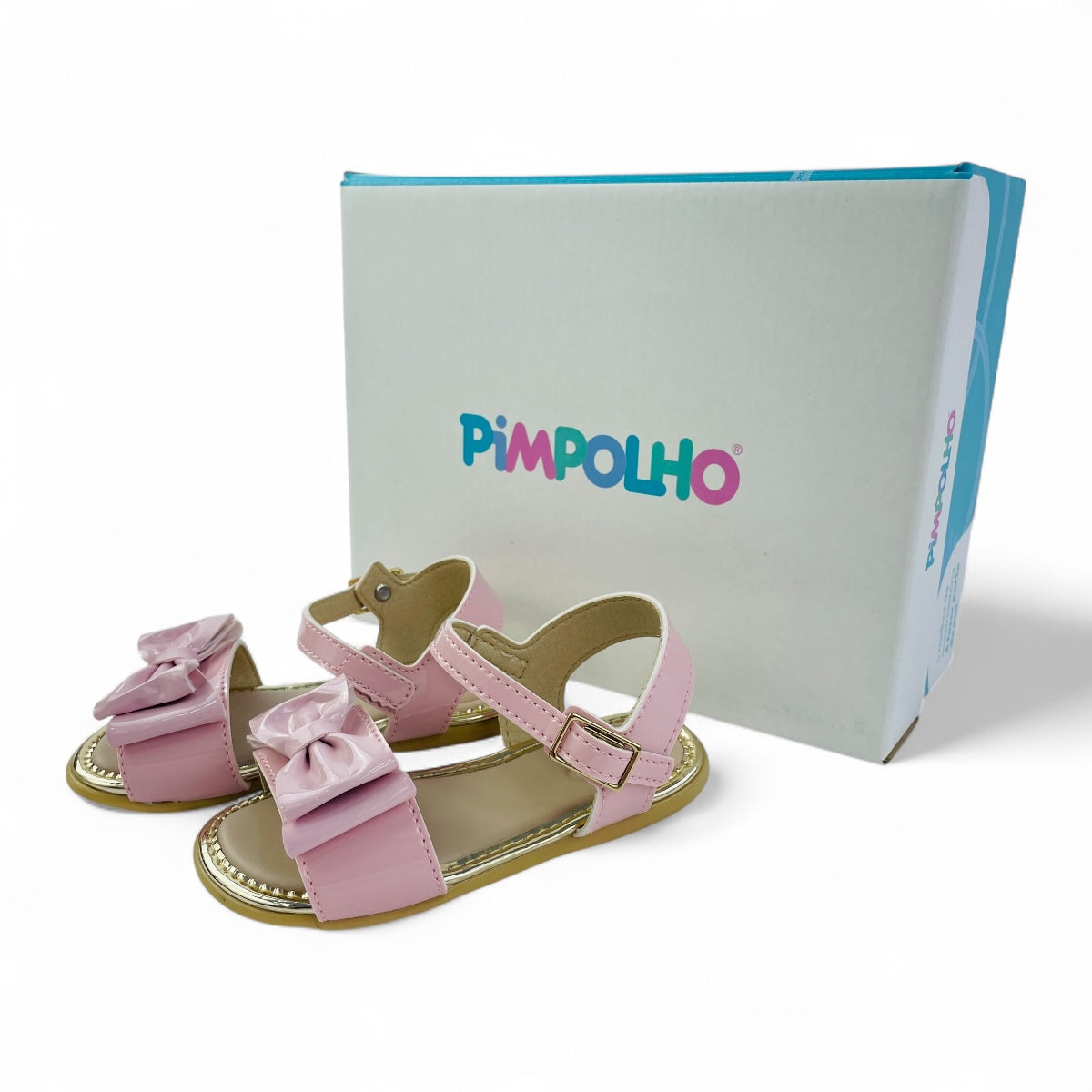 Sandália Pimpolho Infantil Menina Boneca Laço Duplo