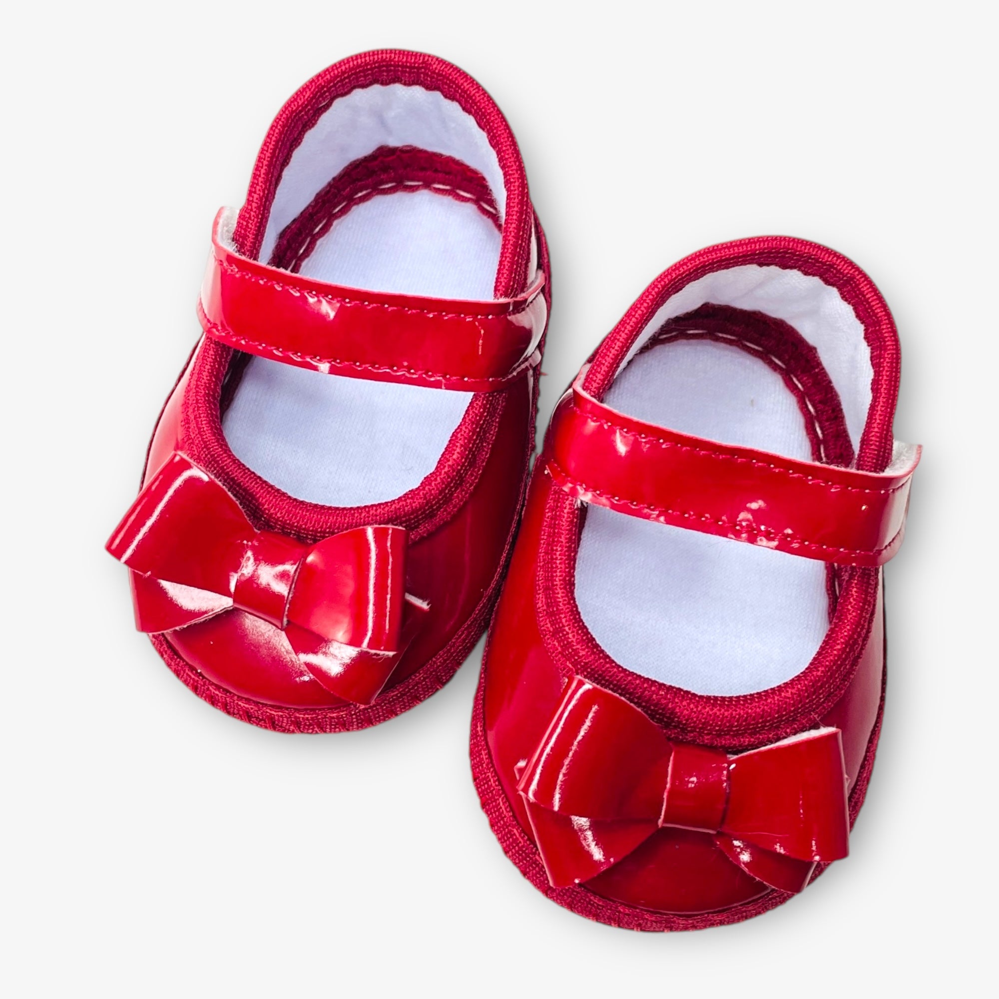 Sapatilha Bebê Keto Baby Laço Duplo Verniz