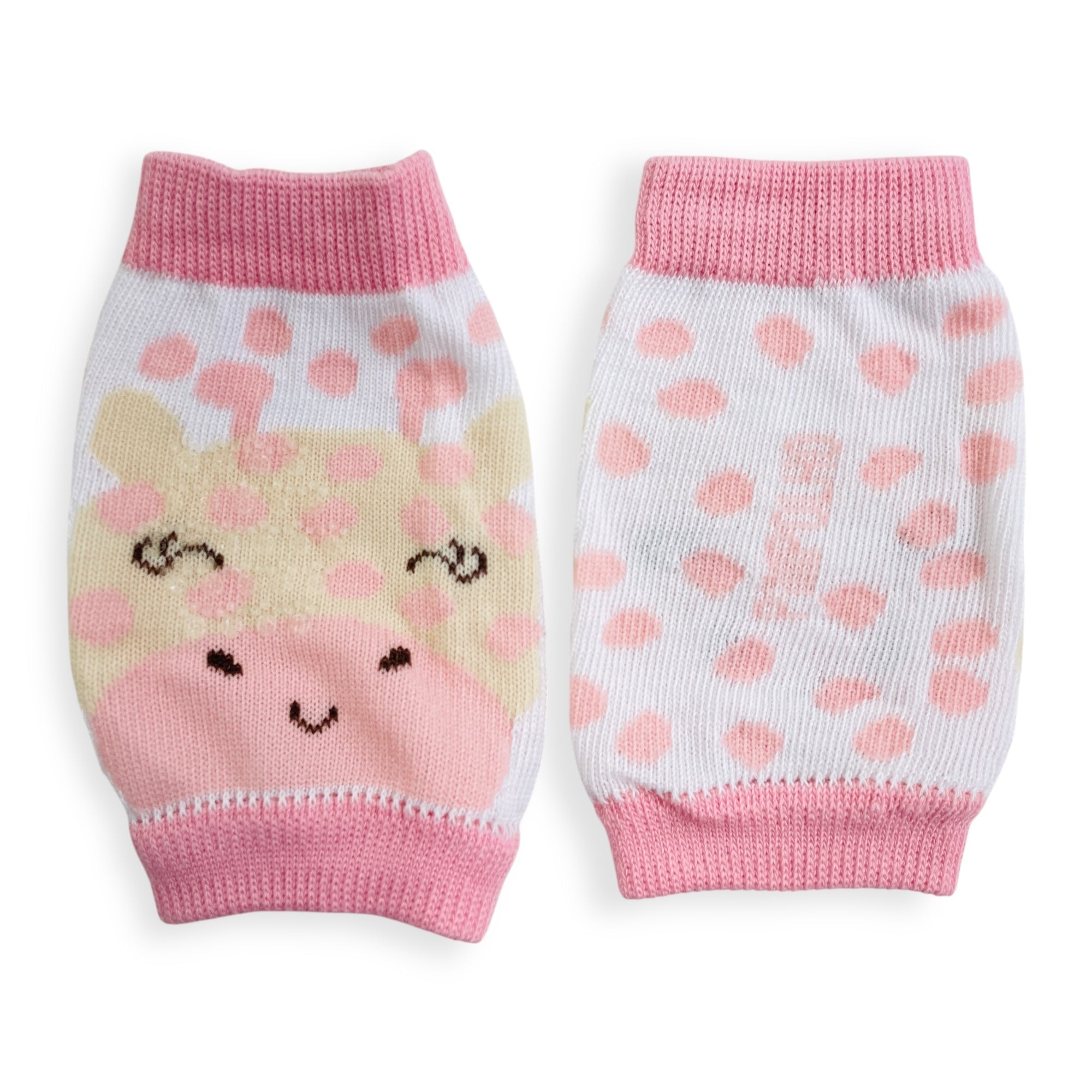 Joelheira Feminina Pimpolho Antiderrapante Para Bebe 06 a 12 Meses