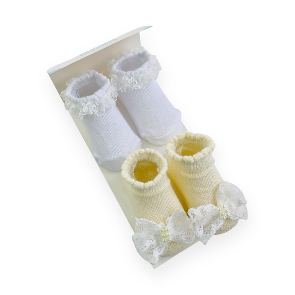 Kit Meia Fem Pimpolho Festinha Rn C/2 Pares