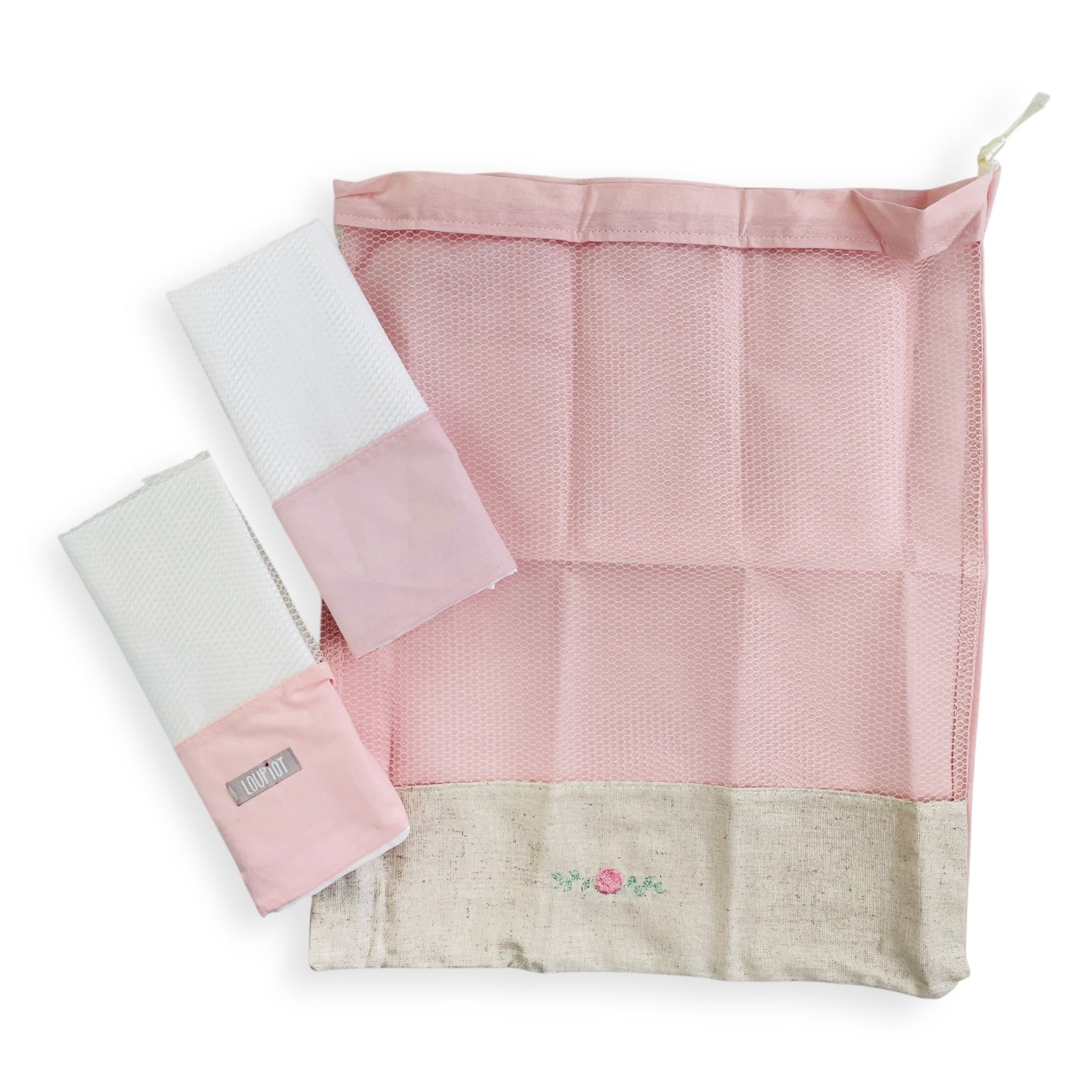 Kit Saquinho Loupiot Nature Maternidade 3 Peças