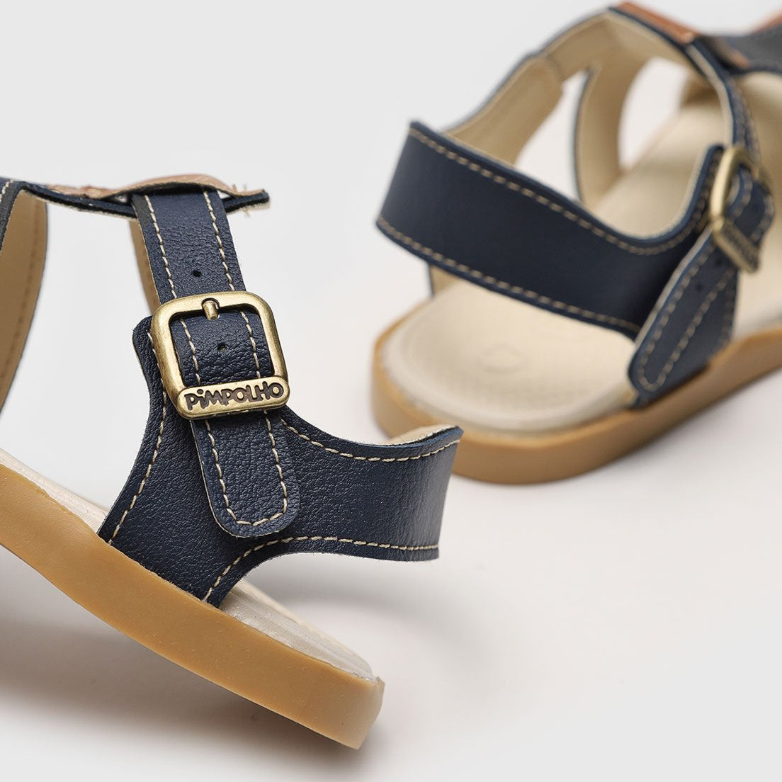 Sandália Masculina Pimpolho Clássica Bicolor