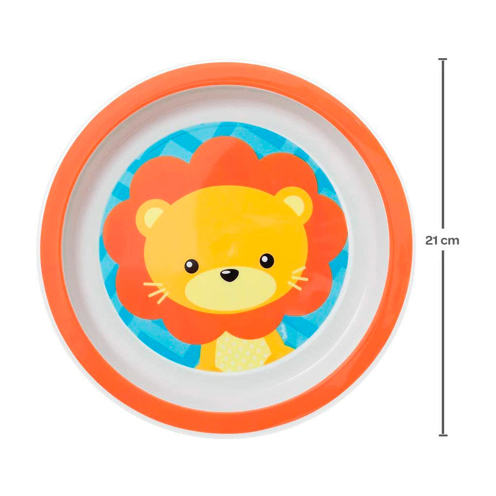Pratinho Raso Bebê Buba Microondas 6M
