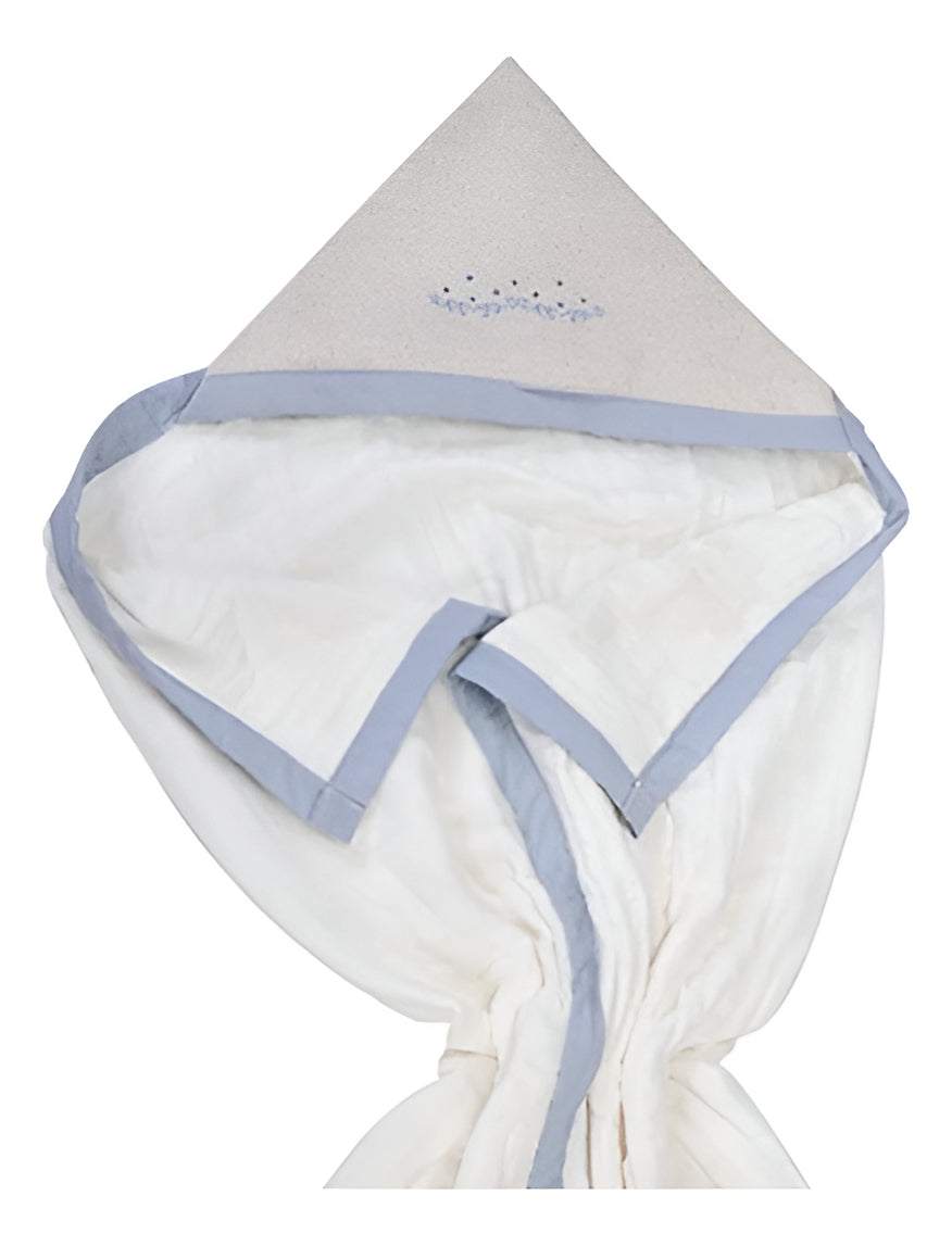 Toalhão Baby Loupiot Nature Bordado Capuz Toalha