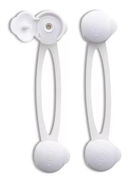 Trava Multiuso Flexível Buba Portas e Gavetas Segurança Infantil 2 Peças