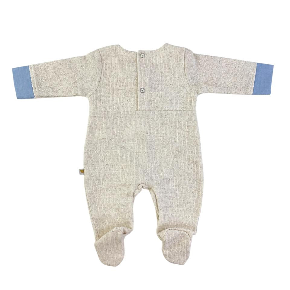 Saída de Maternidade Masculina Pipoquinhas Baby Escudo Cavalo 4 Peças