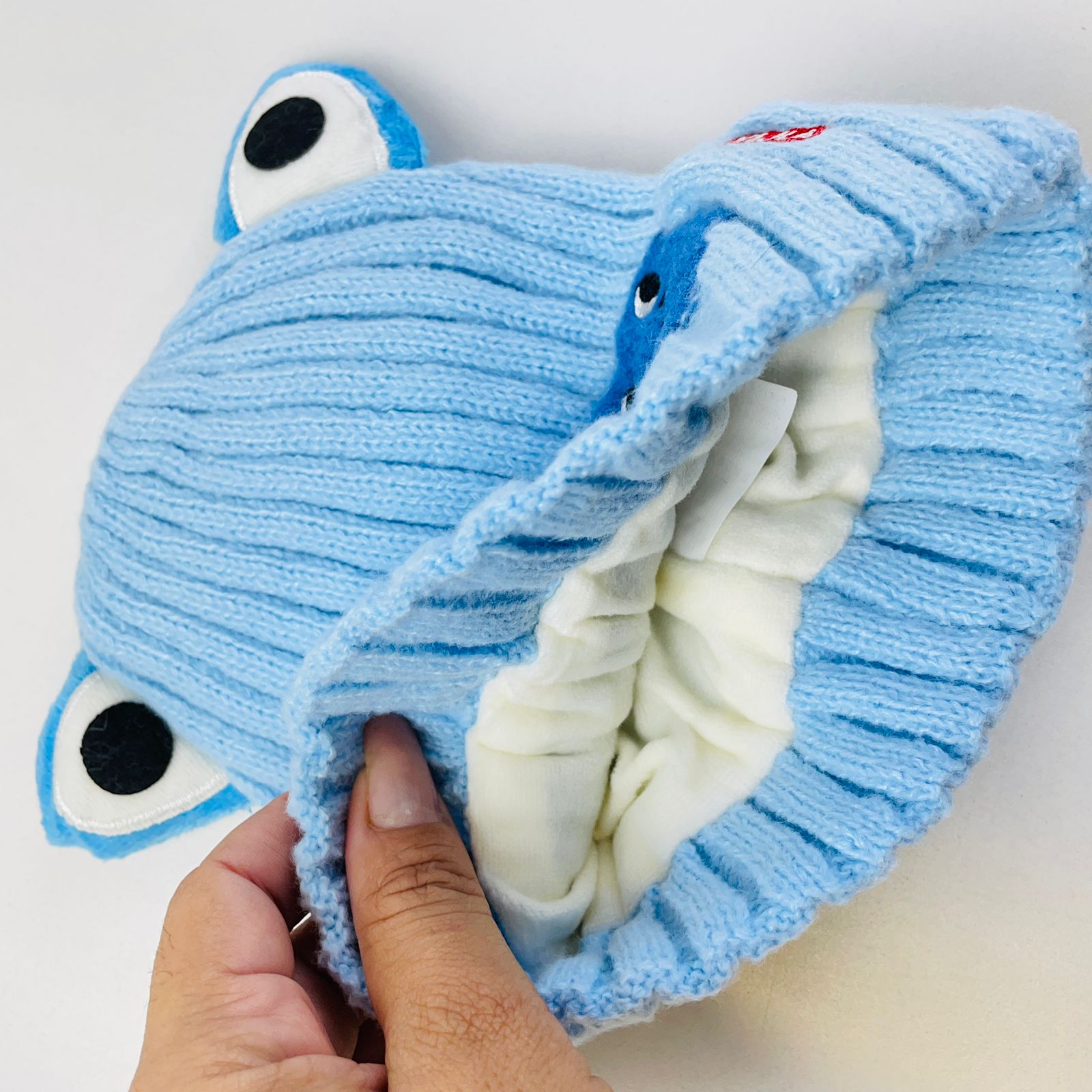Touca Infantil Tigre Modas Tricô Sapinho