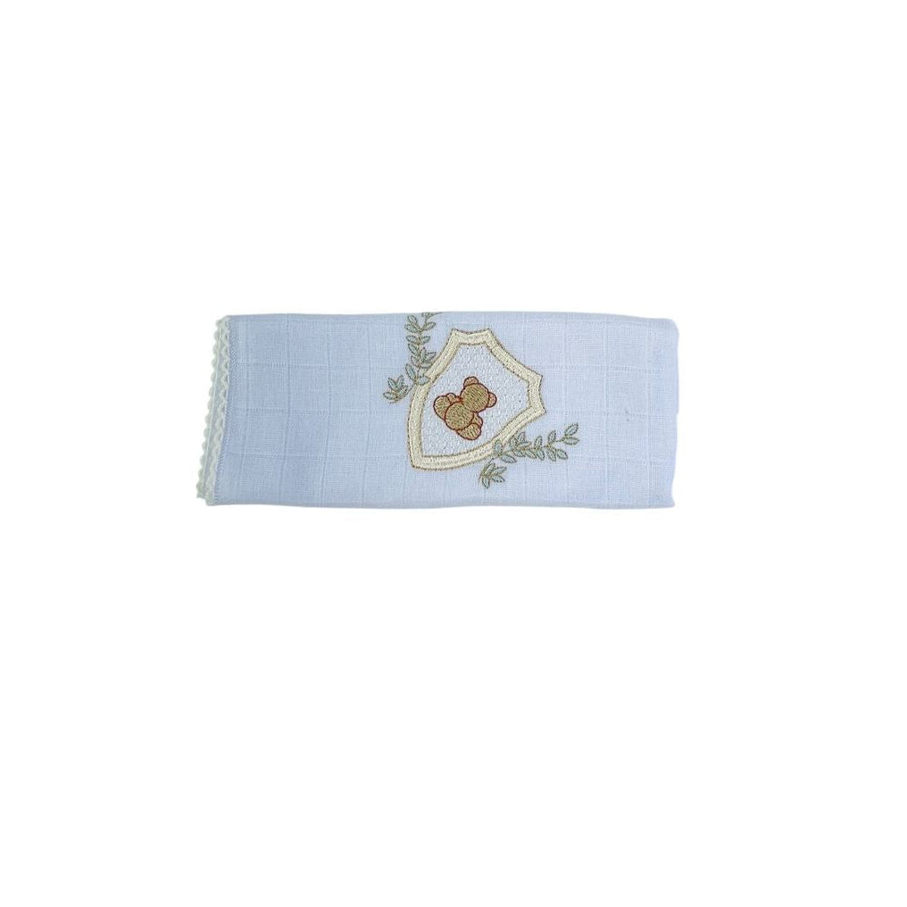 Saída de Maternidade Masculina Pipoquinhas Baby Escudo Cavalo 4 Peças