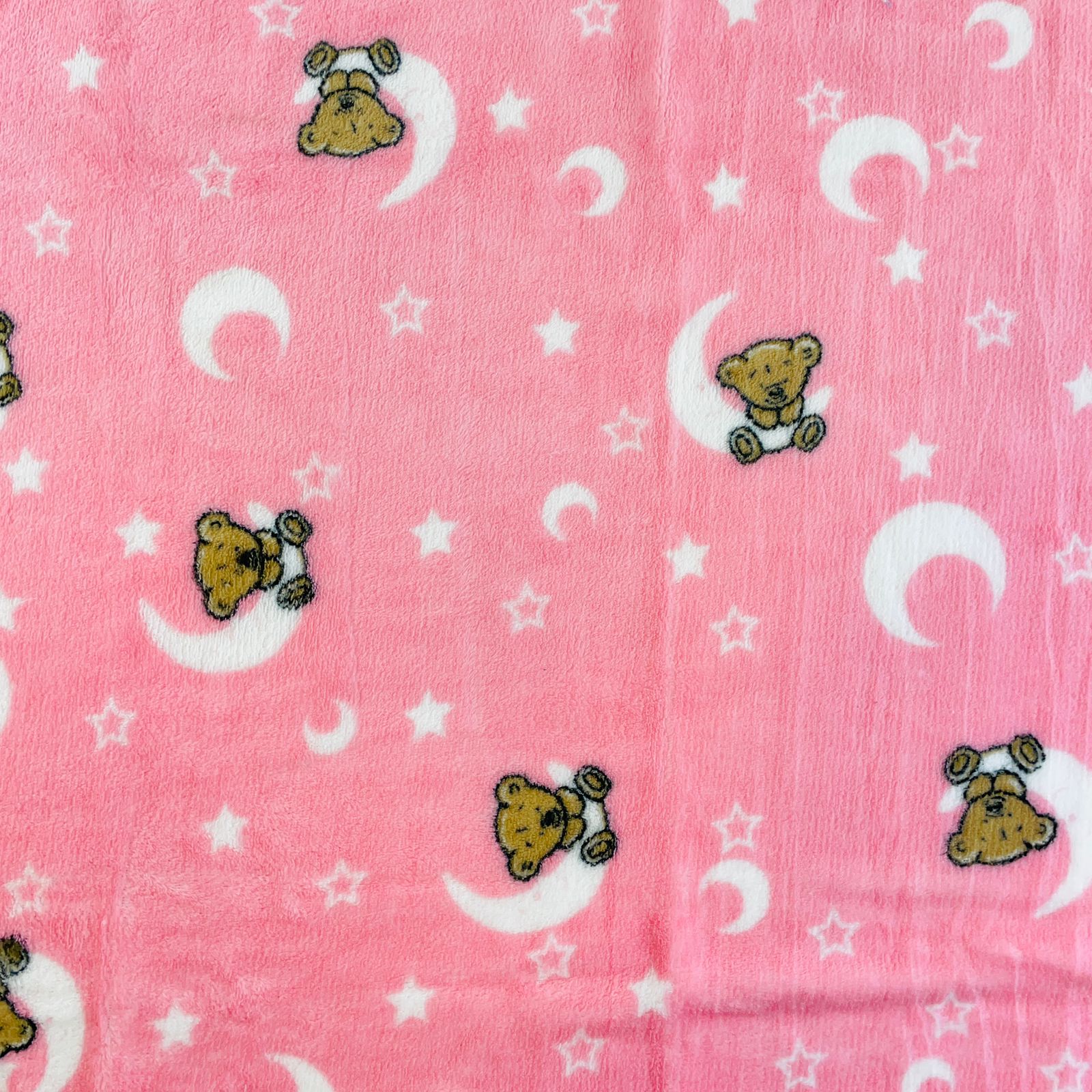 Manta Amiga Cegonha Estampada em Microfibra 100x70cm