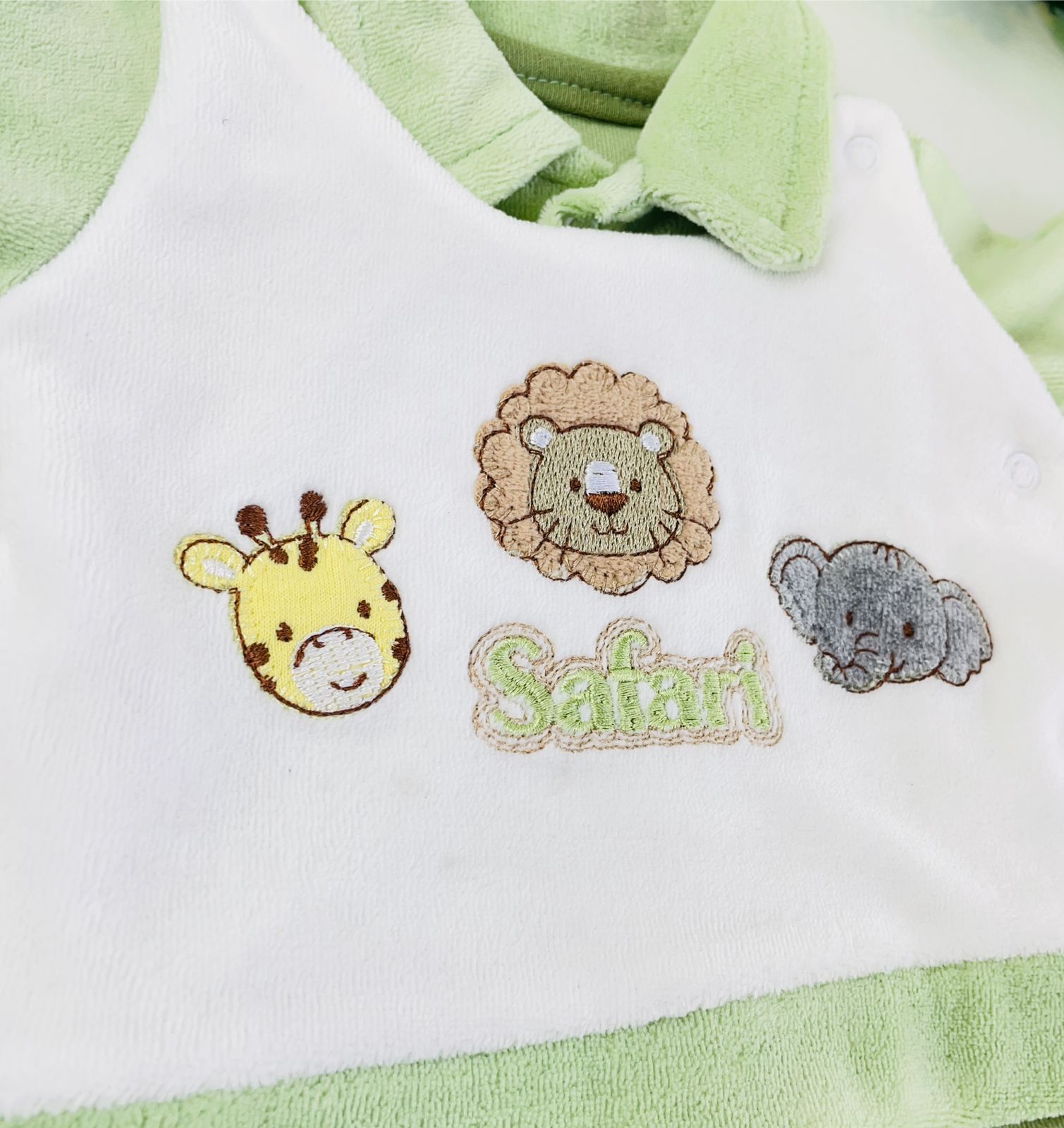 Macacão Bebê Menino Djiele Safari em Plush com Touca Manga Longa