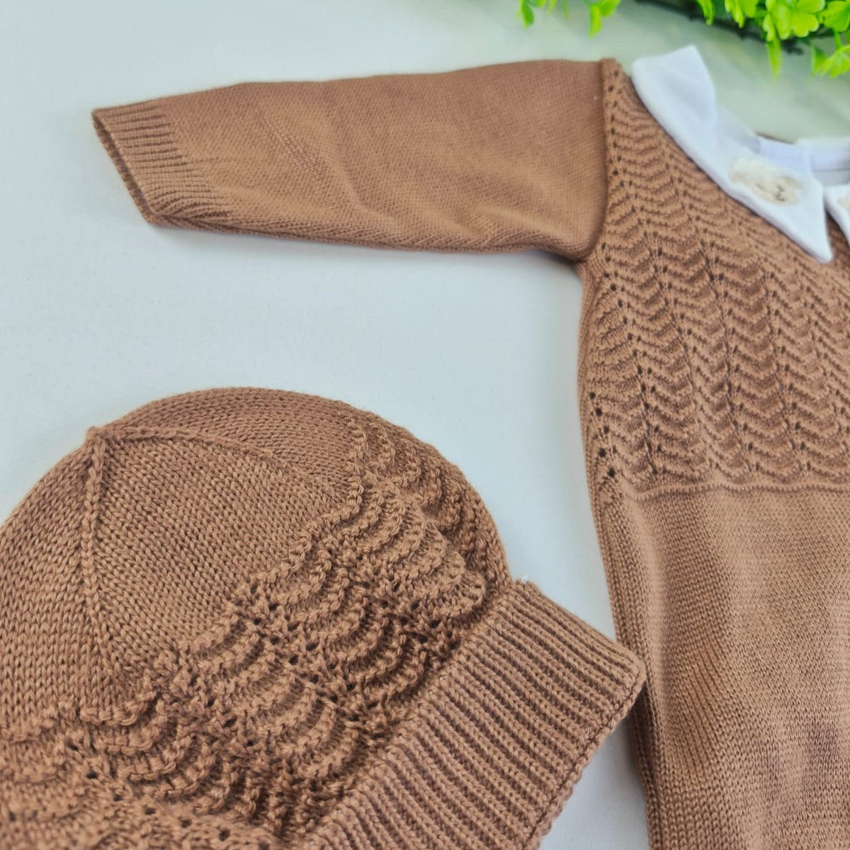 Saída de Maternidade Tamine Baby Benjamin 4 Pçs - Elegância Clássica em Tricot Premium