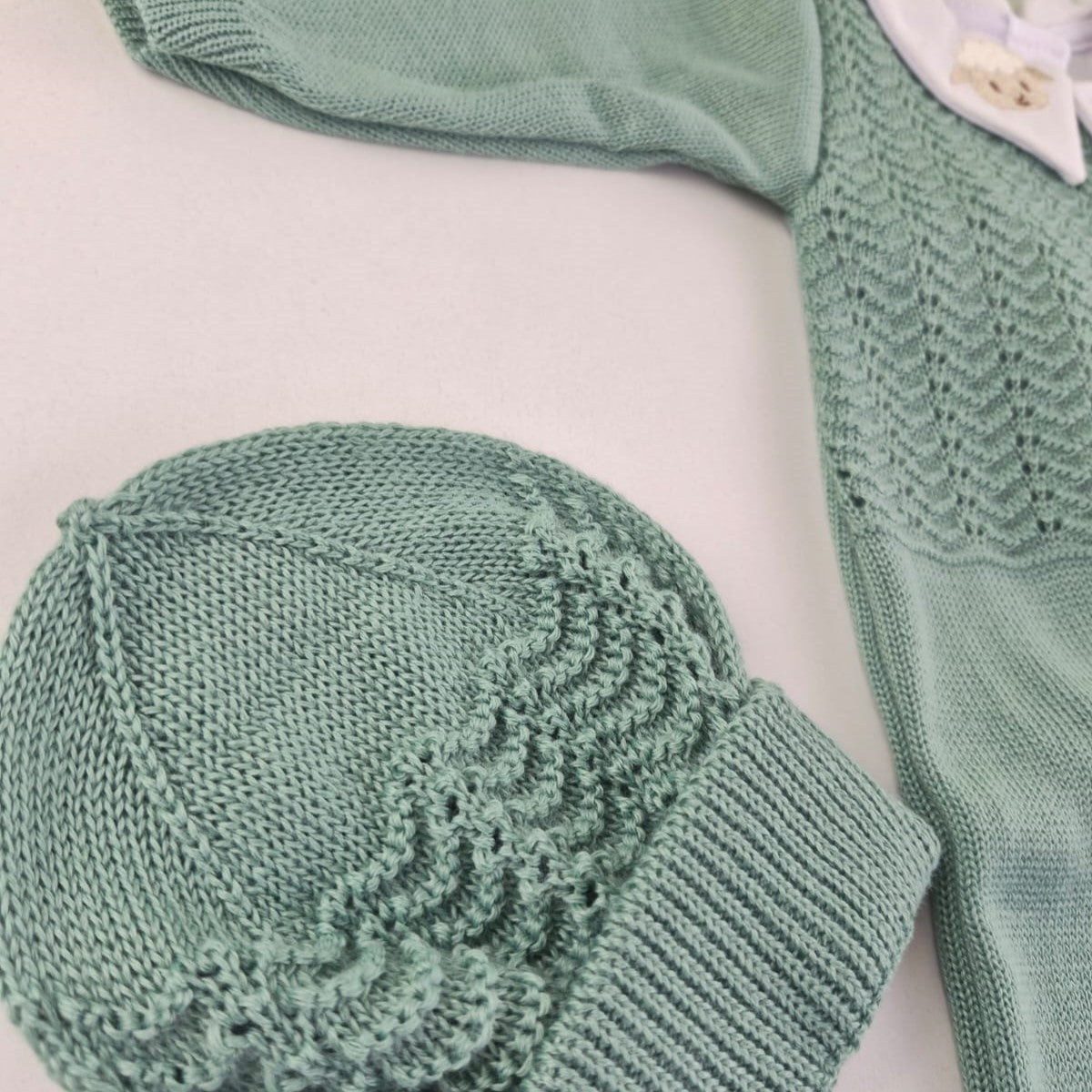 Saída de Maternidade Tamine Baby Benjamin 4 Pçs - Elegância Clássica em Tricot Premium