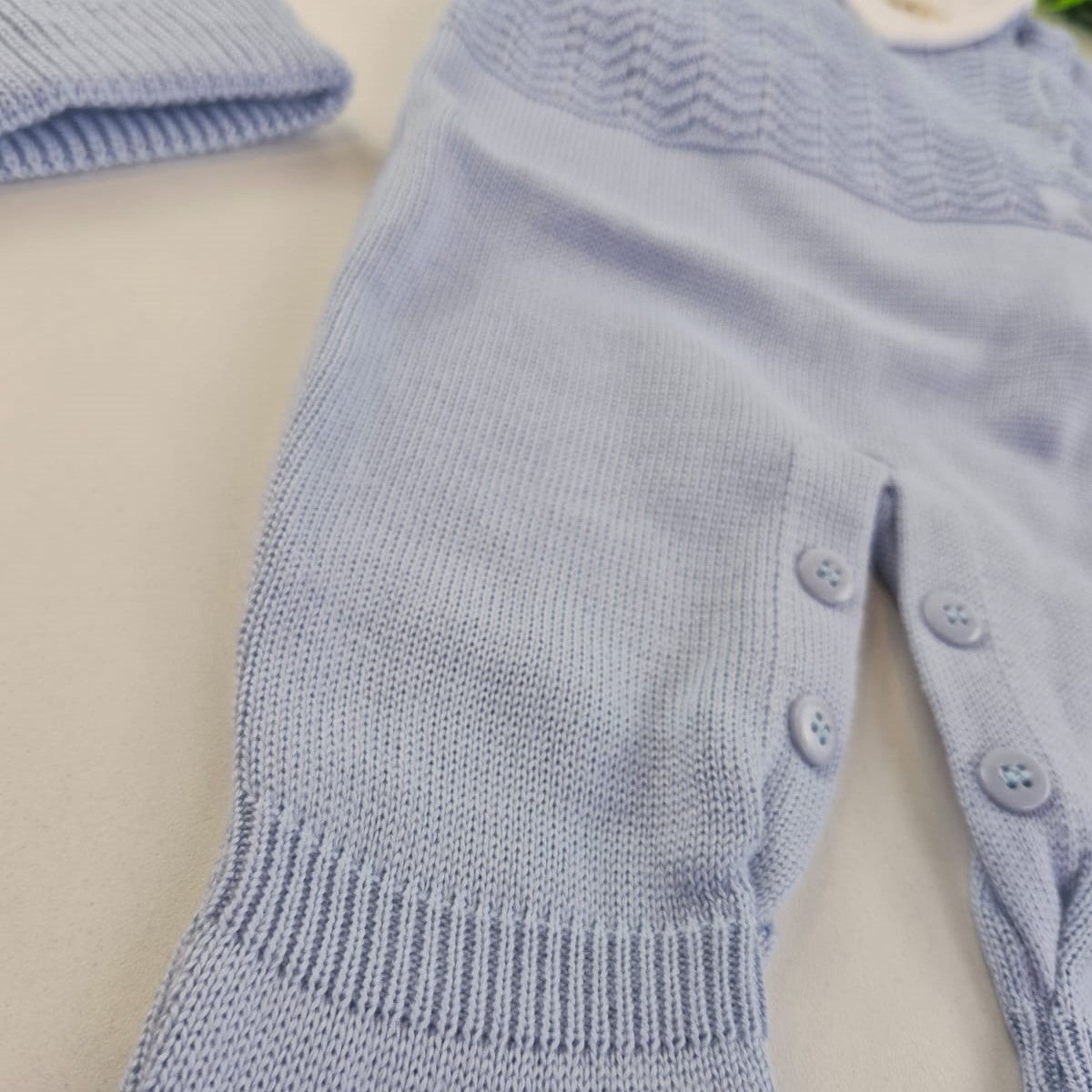 Saída de Maternidade Tamine Baby Benjamin 4 Pçs - Elegância Clássica em Tricot Premium