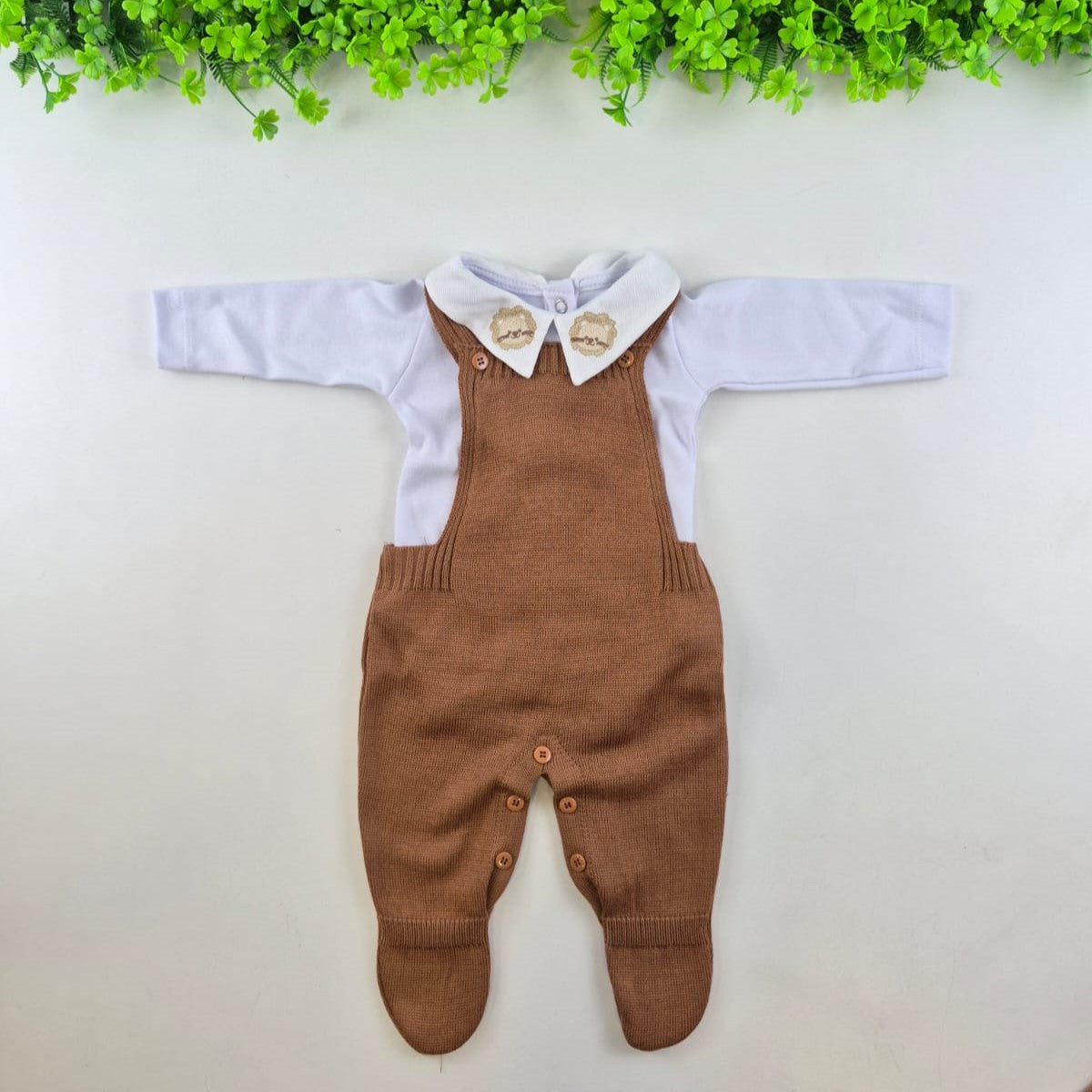 Saída de Maternidade Tamine Baby Daniel 4 Pçs - Charme e Elegância Clássica em Tricot