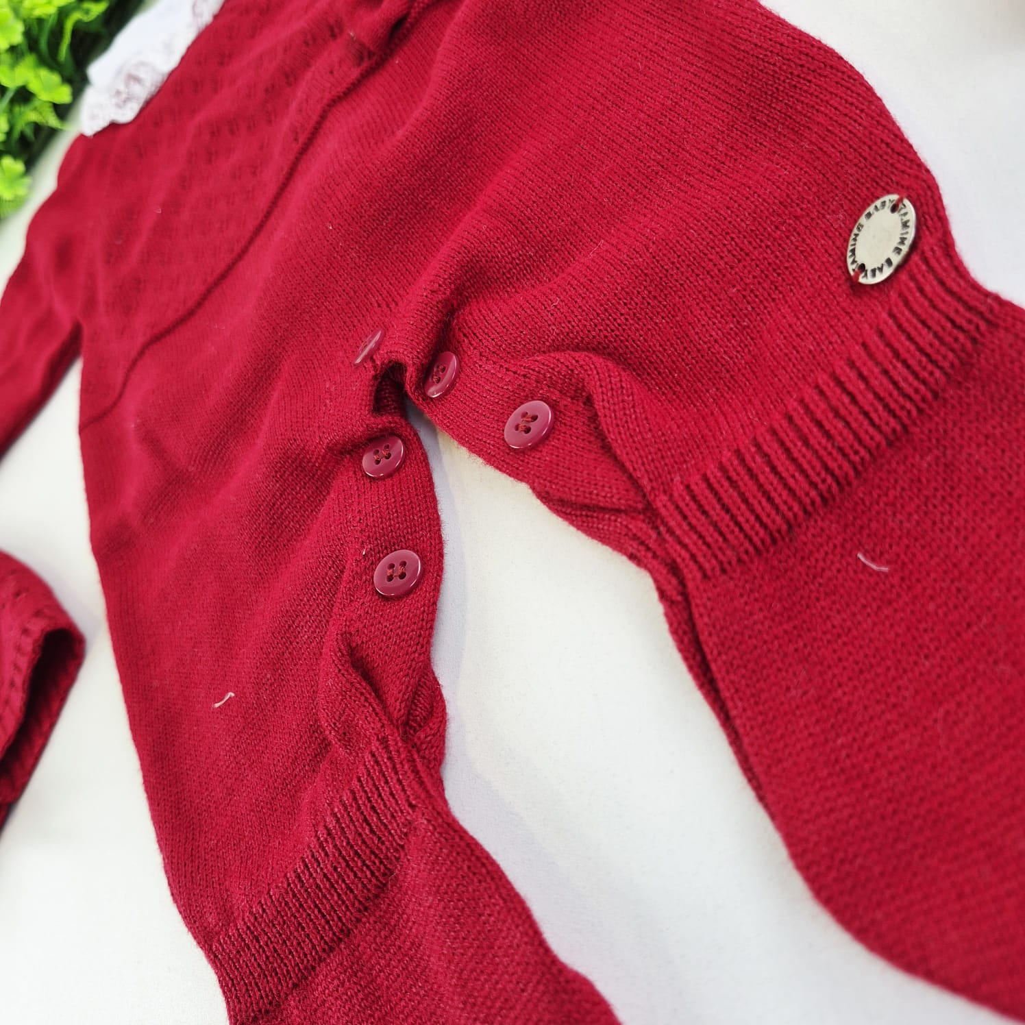 Saída de Maternidade Tamine Baby Alice Maria 4 Pçs - Romantismo e Delicadeza em Tricot de Luxo