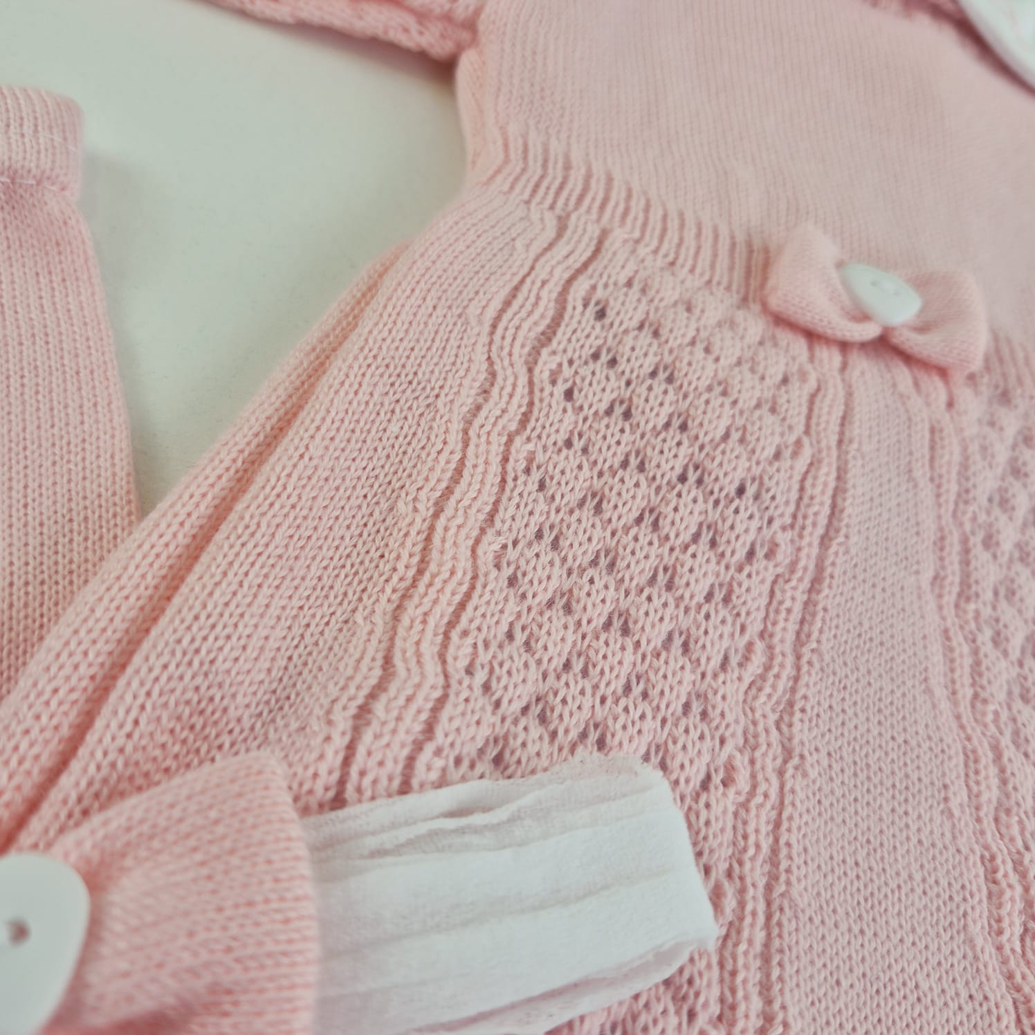 Saída de Maternidade Tamine Baby Lívia Maria 5 Pçs - Charme de Princesa em Vestido de Tricot Premium