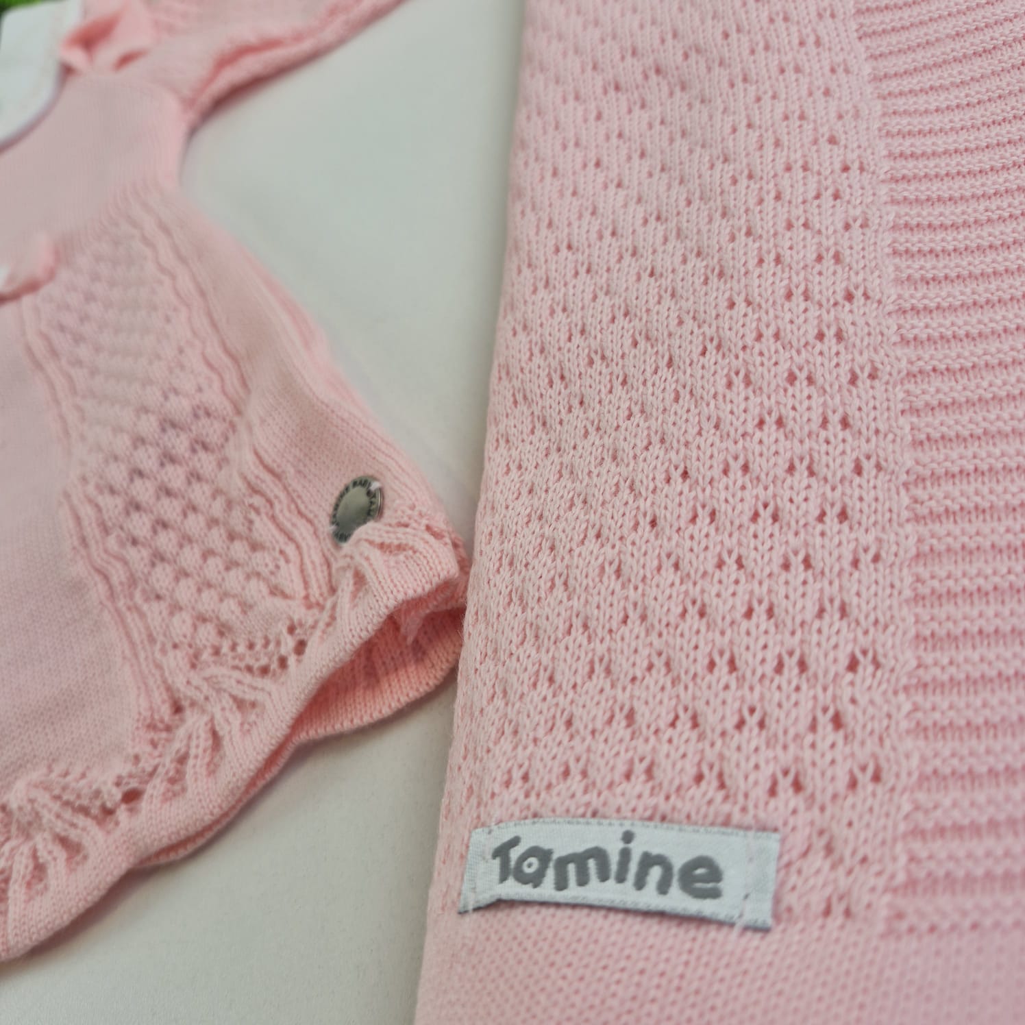 Saída de Maternidade Tamine Baby Lívia Maria 5 Pçs - Charme de Princesa em Vestido de Tricot Premium
