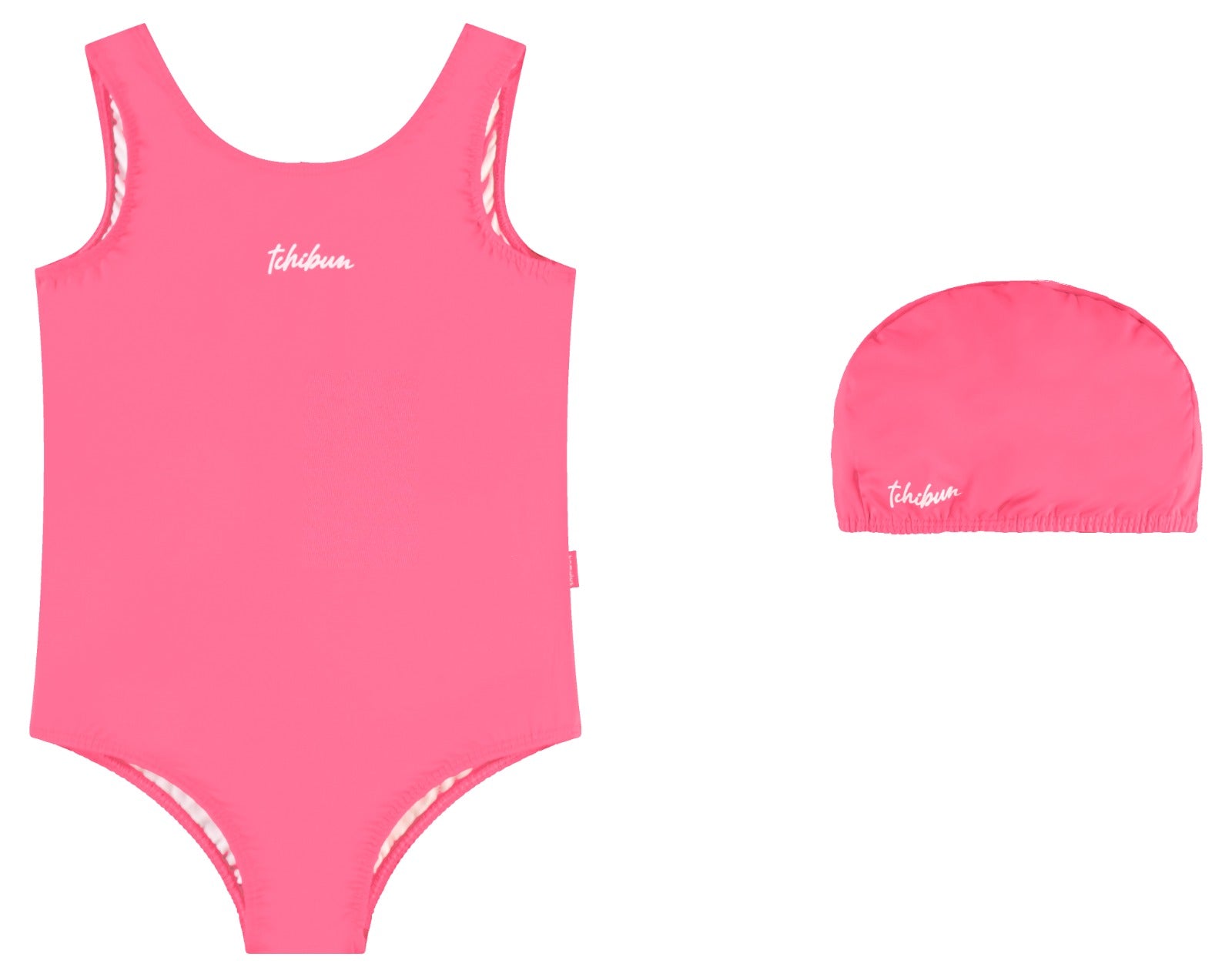 Conjunto Feminino Kamylus Tchibum Maiô e Touca Básico UV50+ Dry Fit