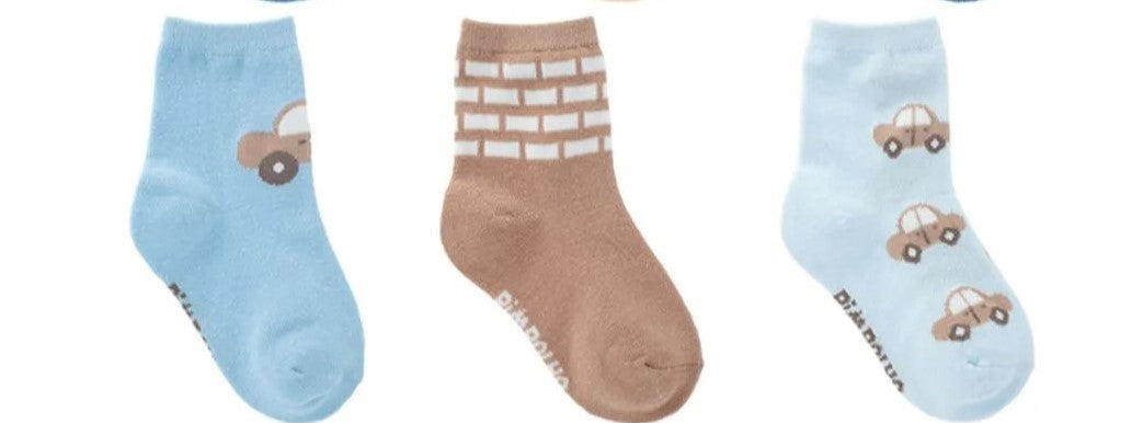 Kit Meia Infantil Masculina Pimpolho 26 ao 30 Algodão Macio Com 3 Pares