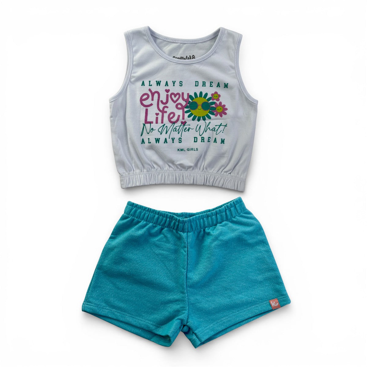 Conjunto Feminino Infantil Kamylus Enjoy Life