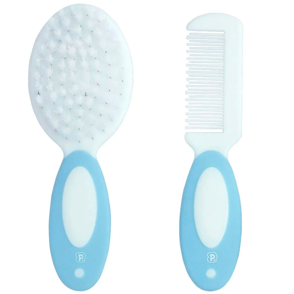 Kit Pente e Escova Pimpolho Bebê Macio 2 Peças
