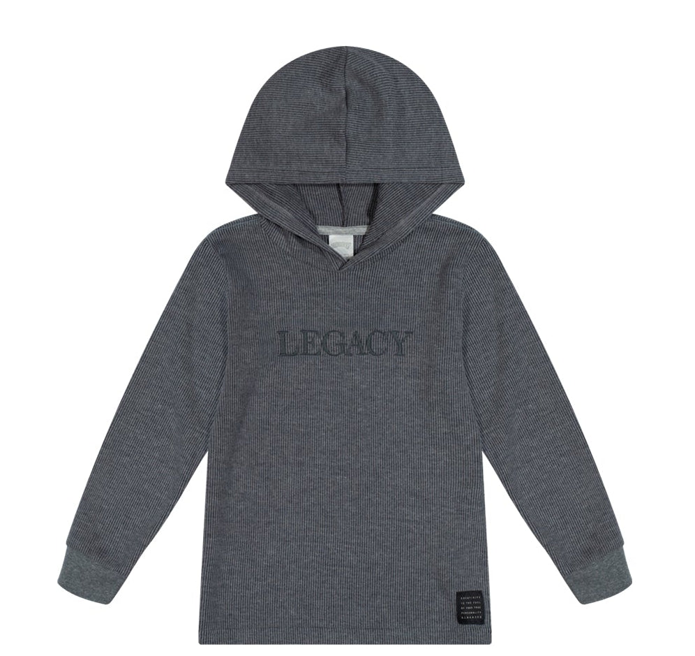 Conjunto Infantil Masculino Alakazoo Legacy Malha Vellutato com Capuz e Calça Jogger